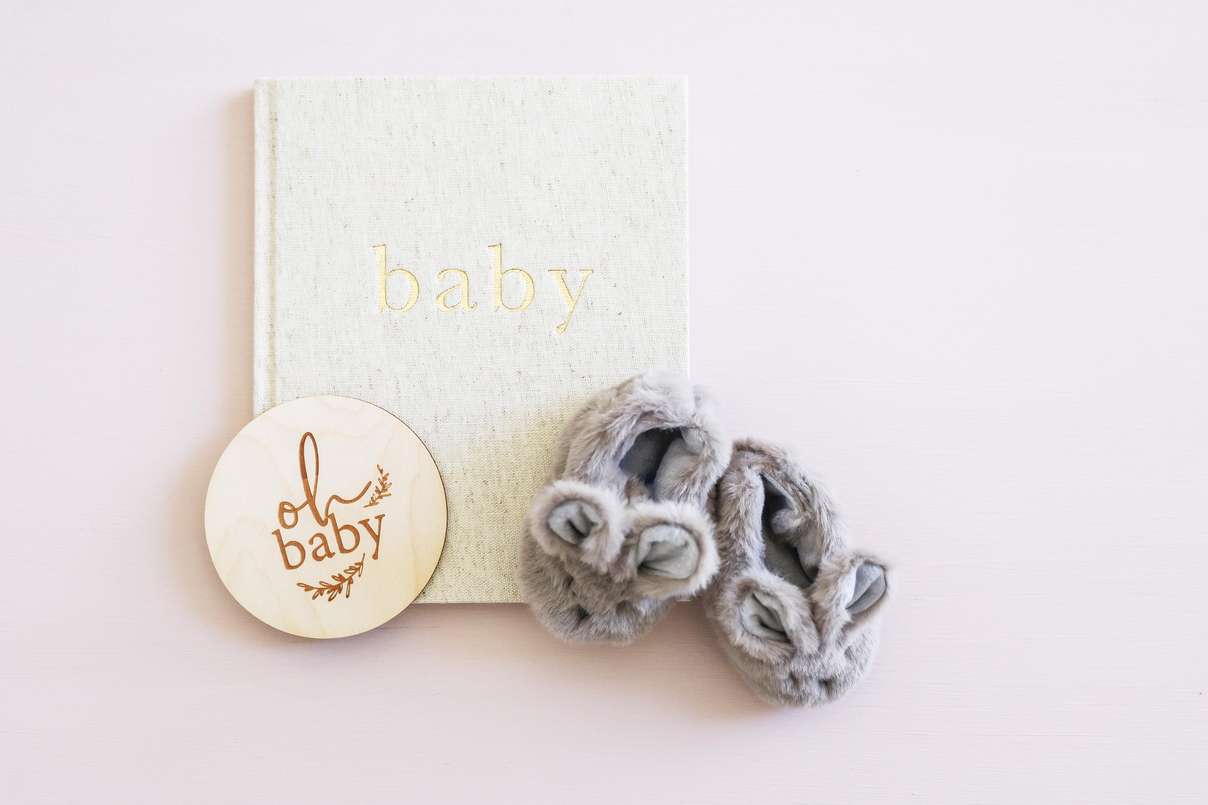 Alimrose Luxe Bunny Booties - Grey