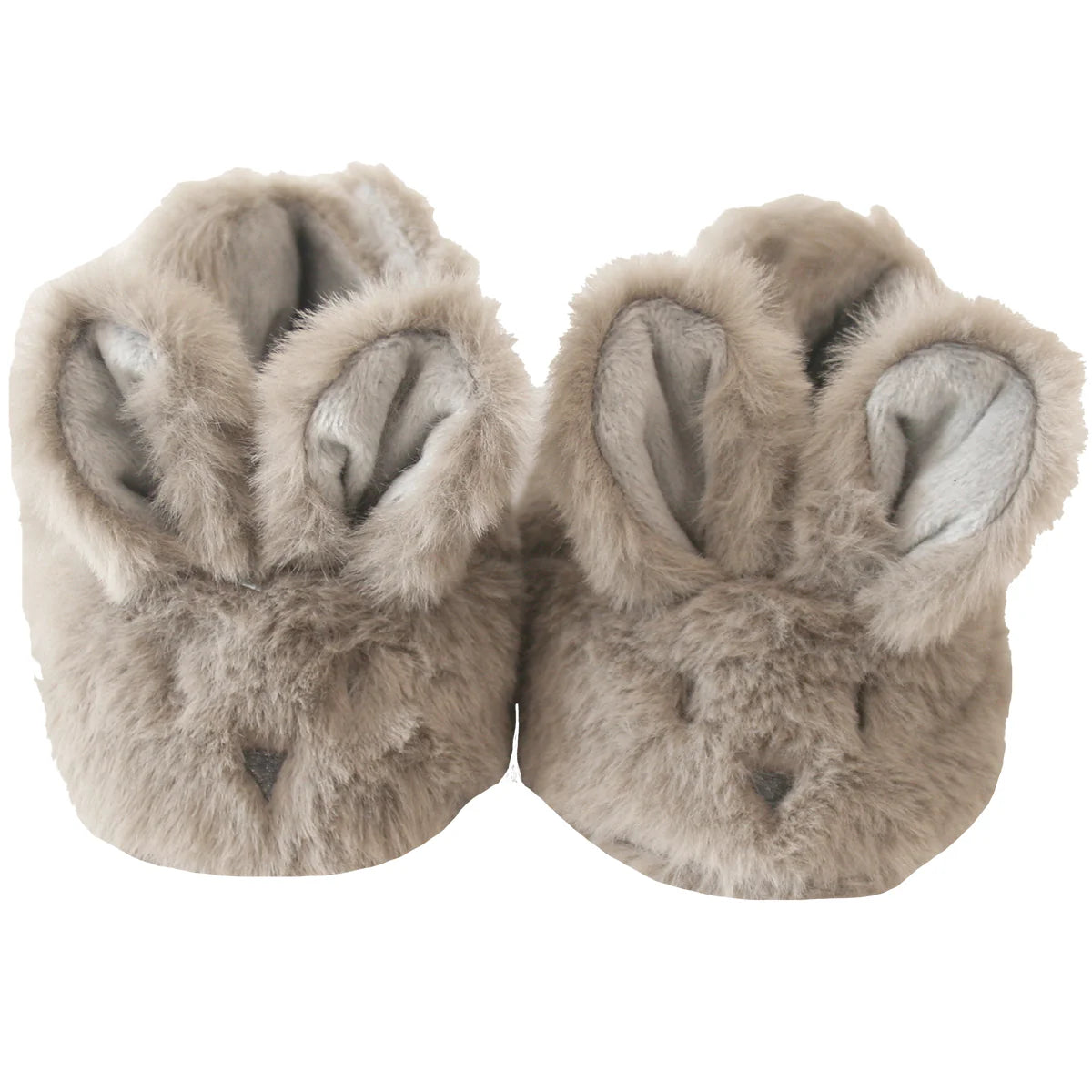 Alimrose Luxe Bunny Booties - Grey