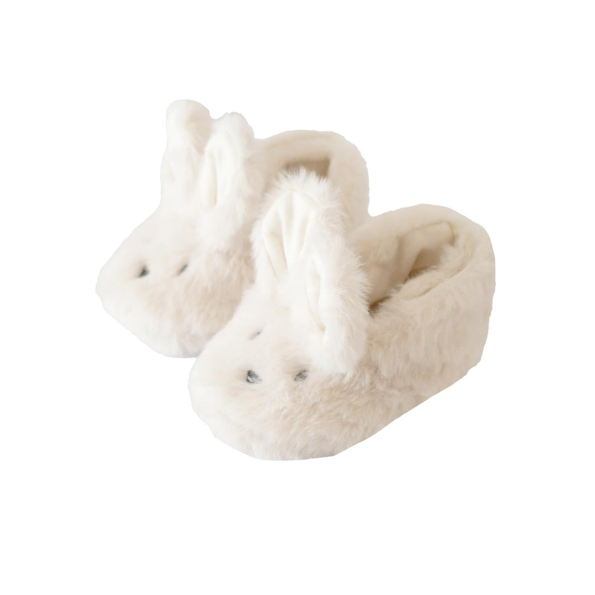 Alimrose Luxe Bunny Booties - Ivory