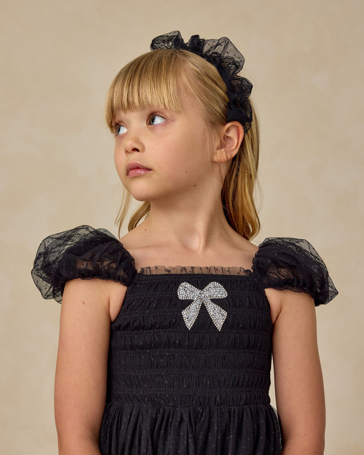 Noralee Gathered Headband - Black