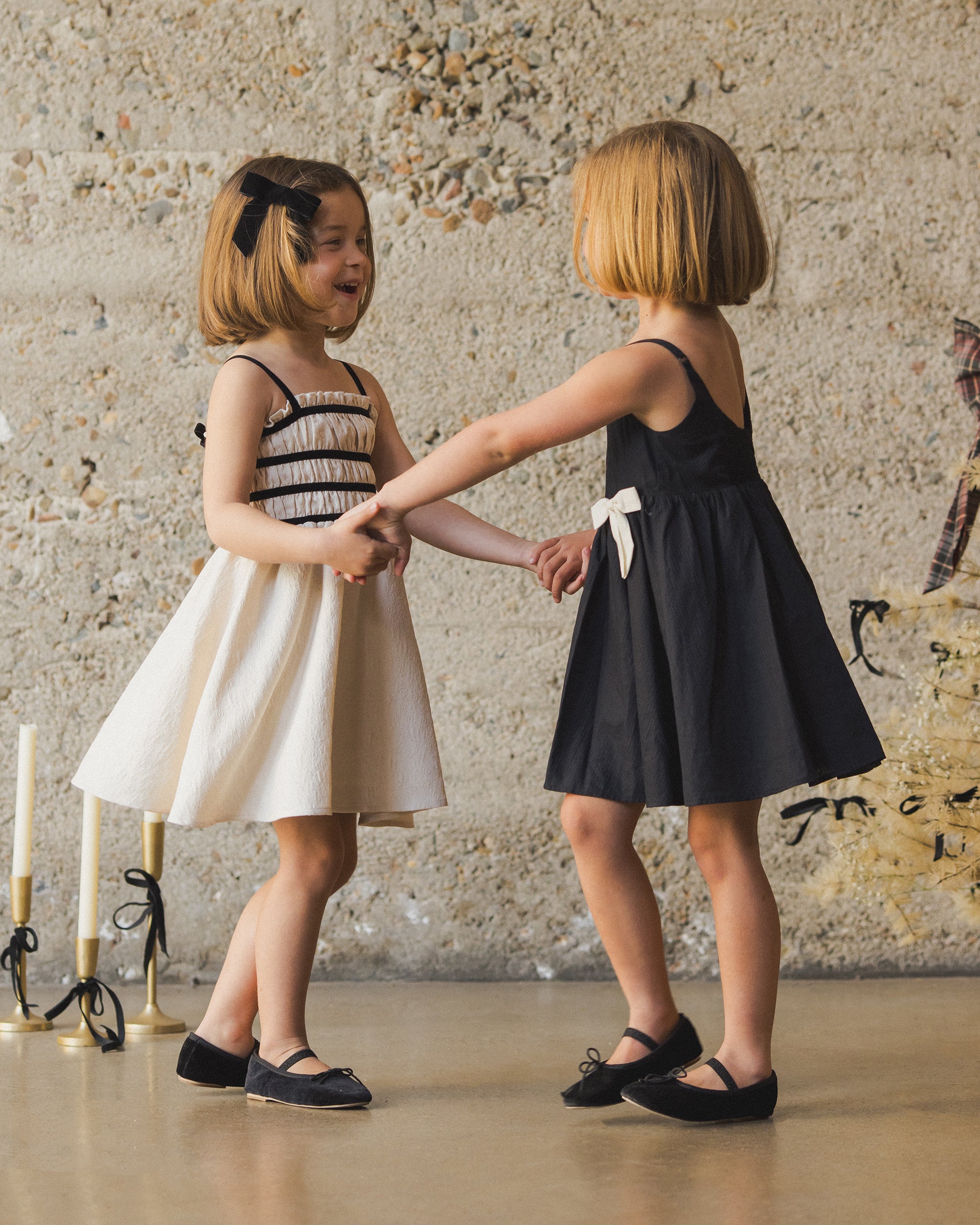 Noralee Annabelle Dress - Metallic Ivory