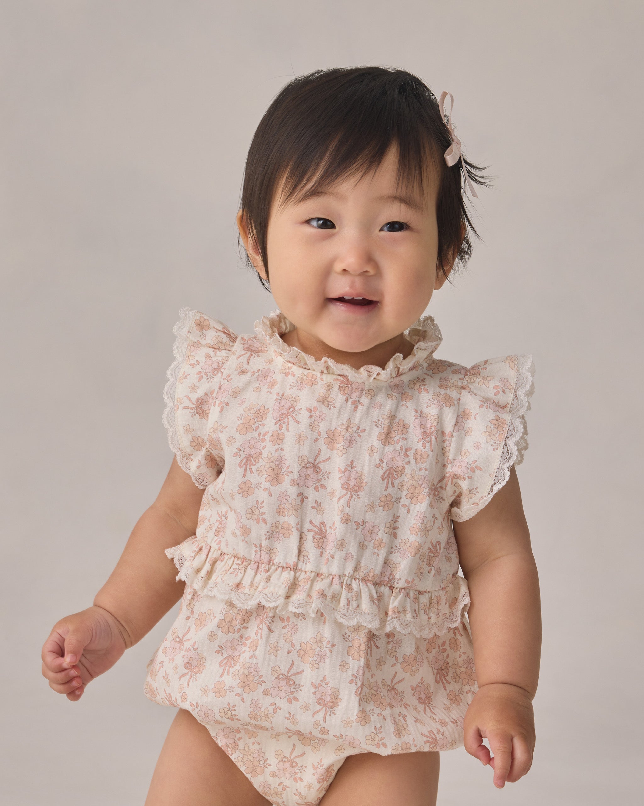 Noralee Alice Romper - Ivory