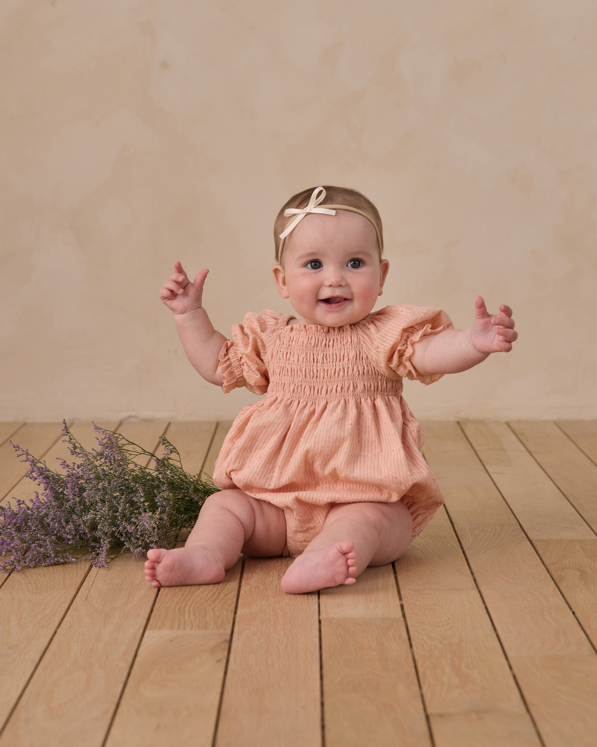 Noralee Hazel Romper - Petal