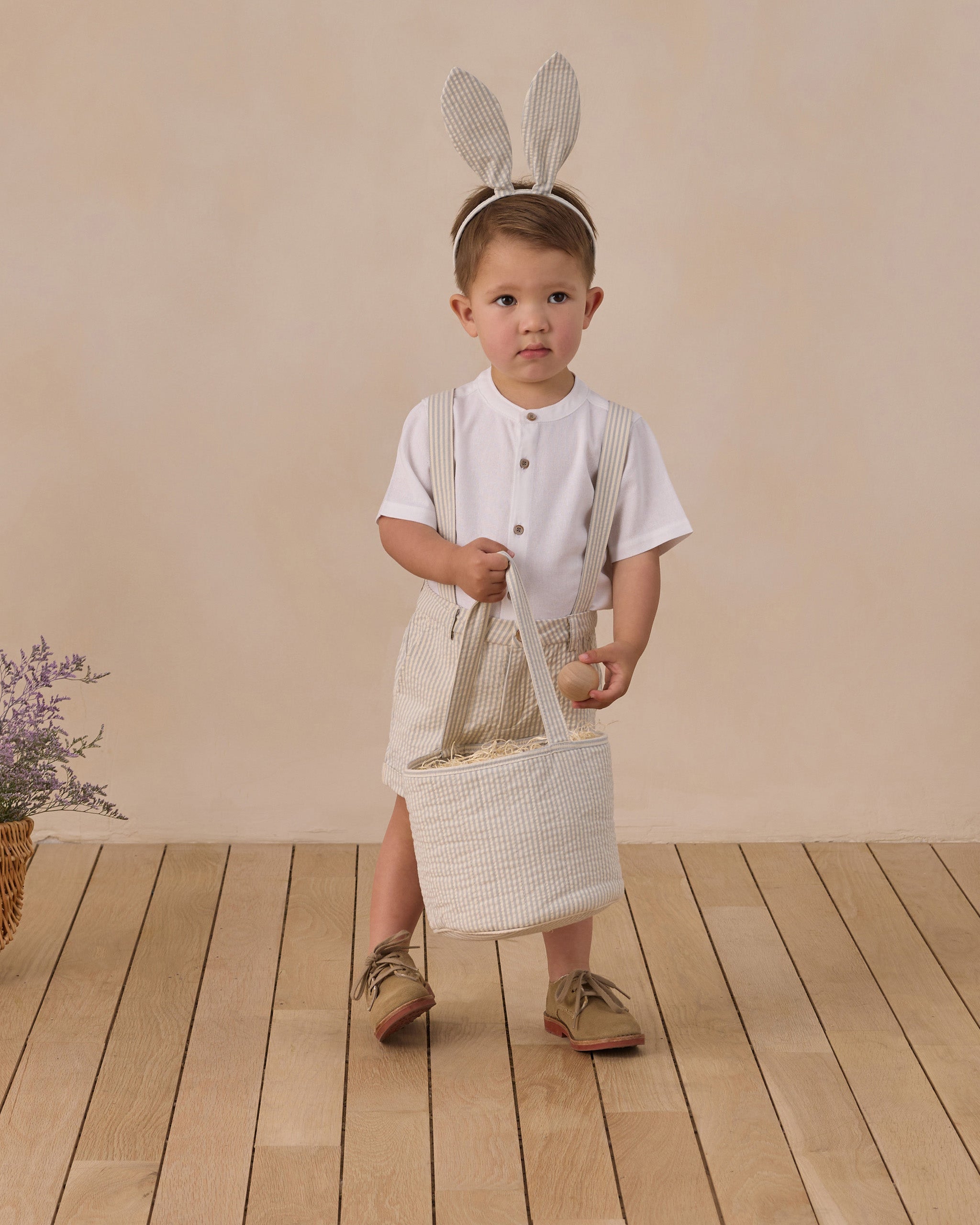 Noralee Suspender Short - Sky Stripe