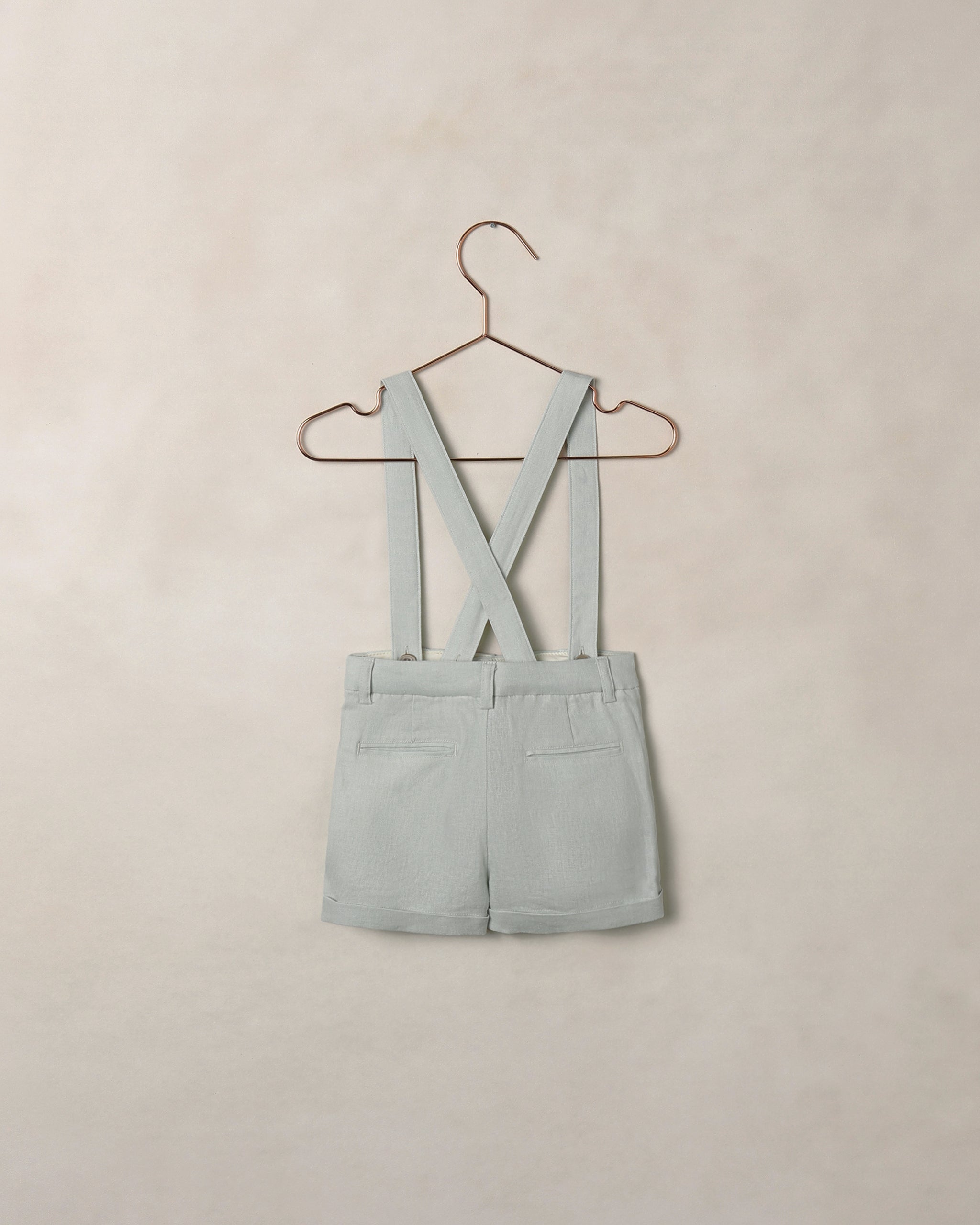 Noralee Suspender Shorts - Mist