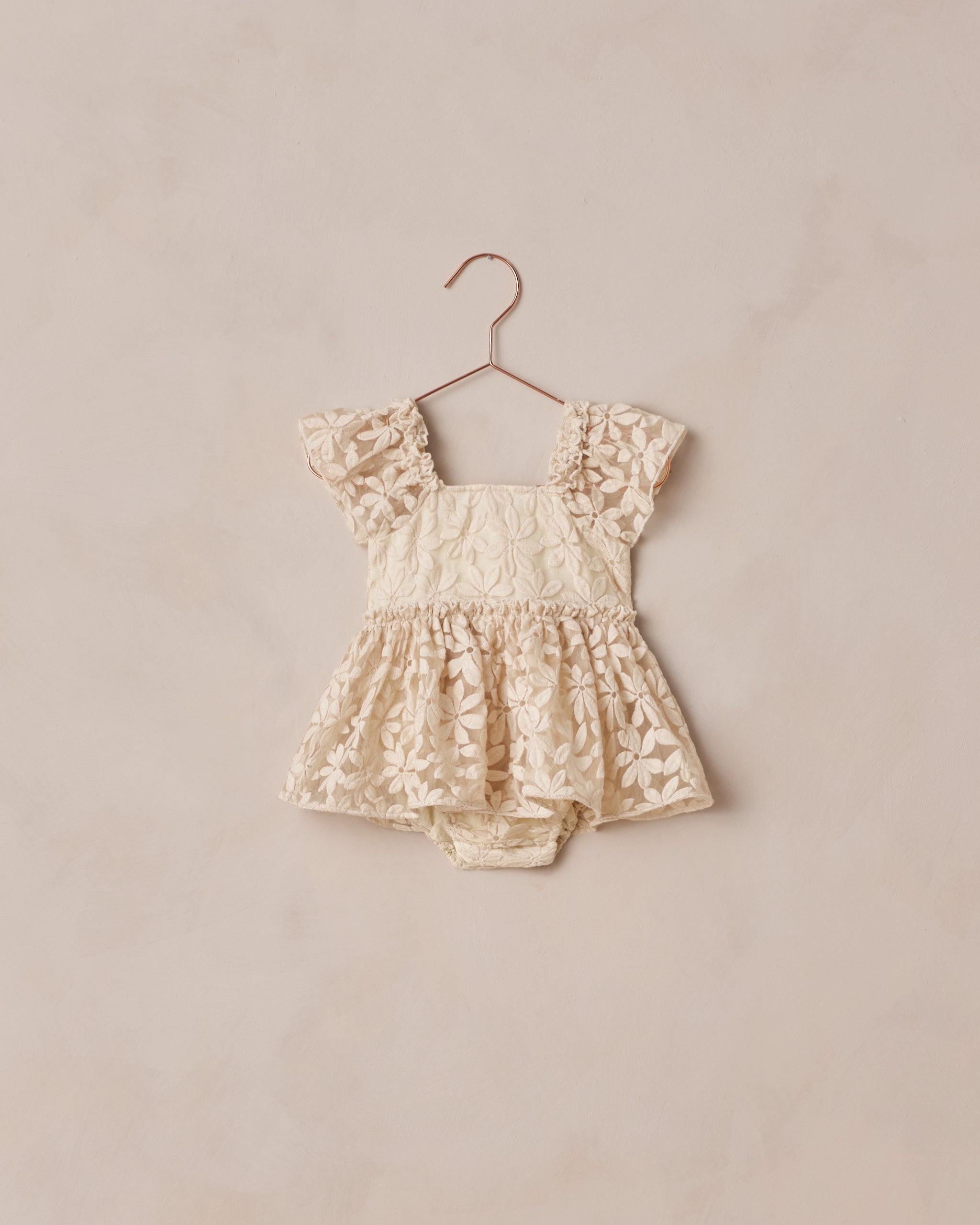 Noralee Margot Romper - Embroidered Daisy