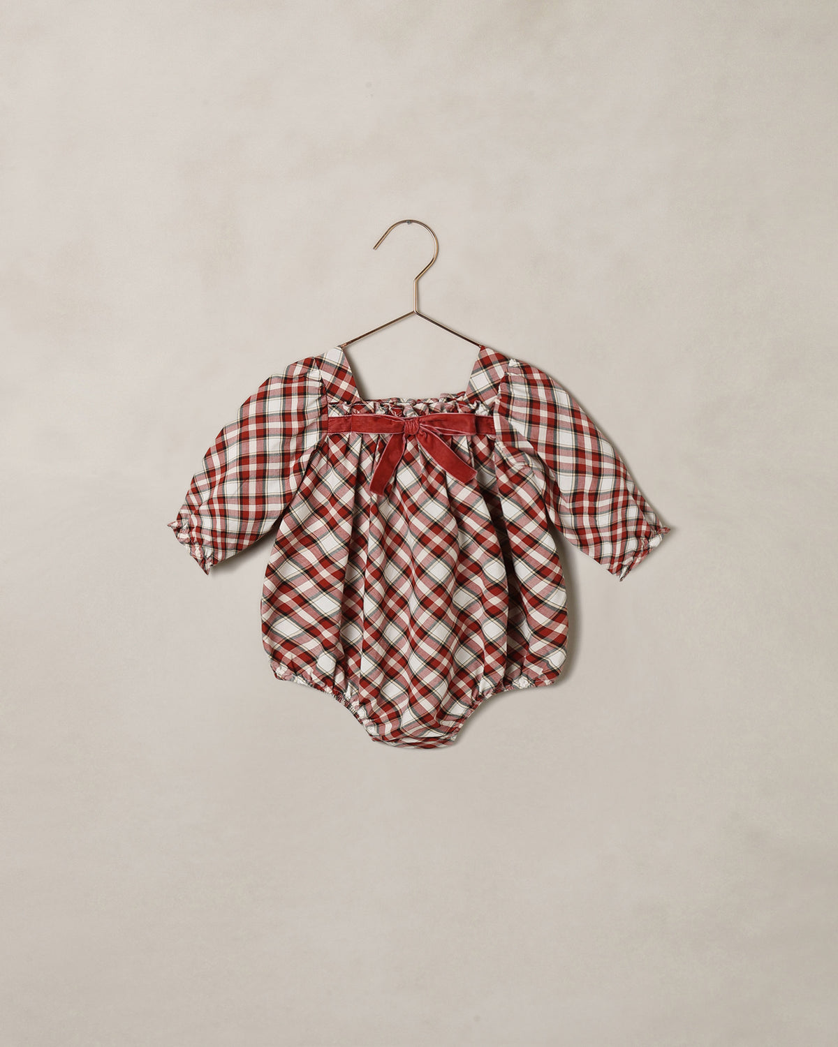 Noralee Annette Romper - Holiday Tartan