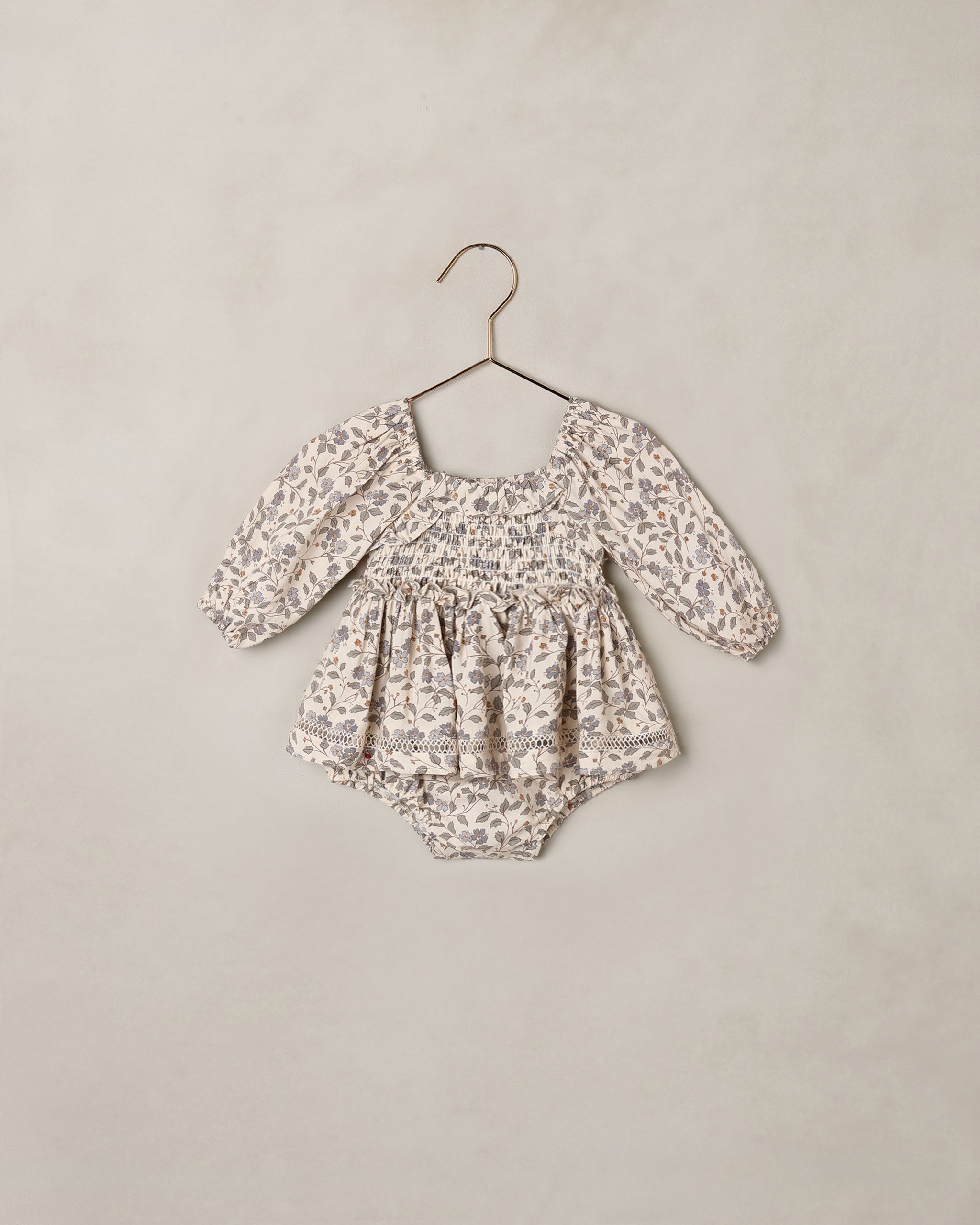 Noralee Elodie Romper - Blue Garden