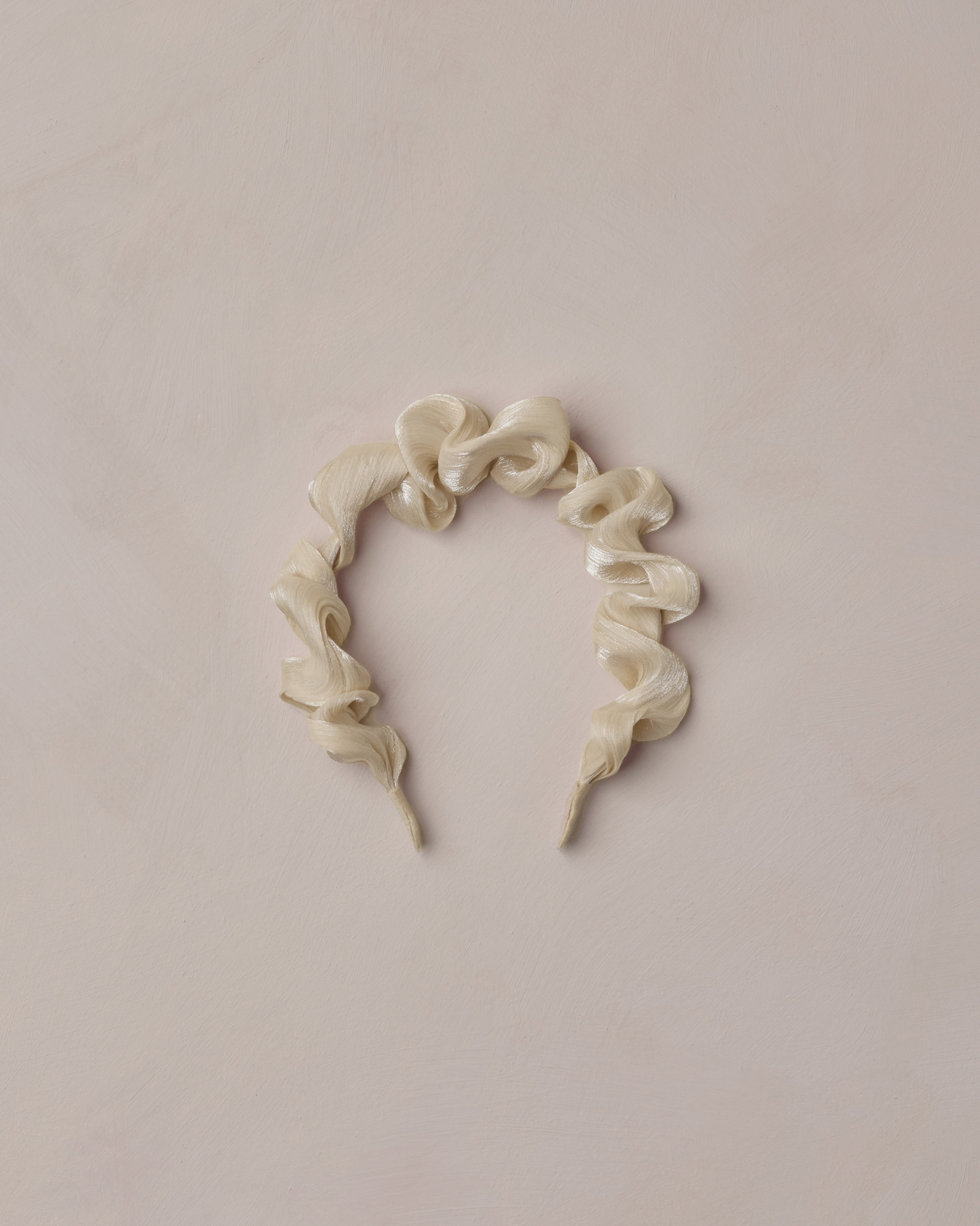 Noralee Gathered Headband - Ecru