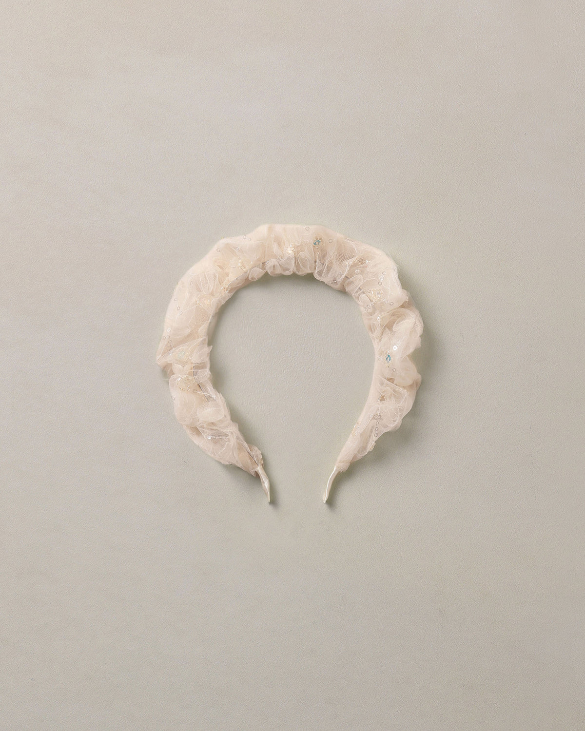Noralee Gathered Headband - Pearl