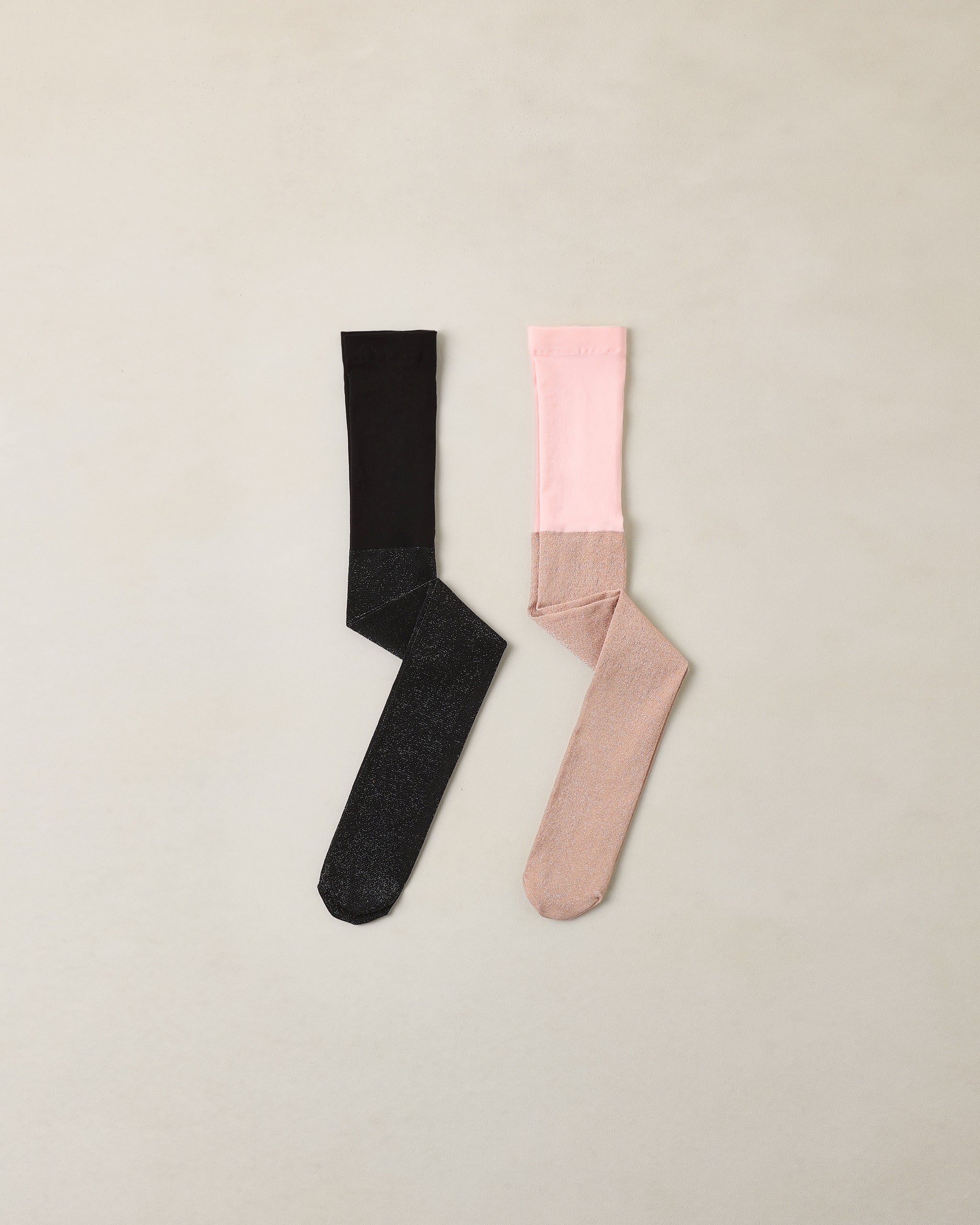 Noralee Shimmer Tights - Black, Blush
