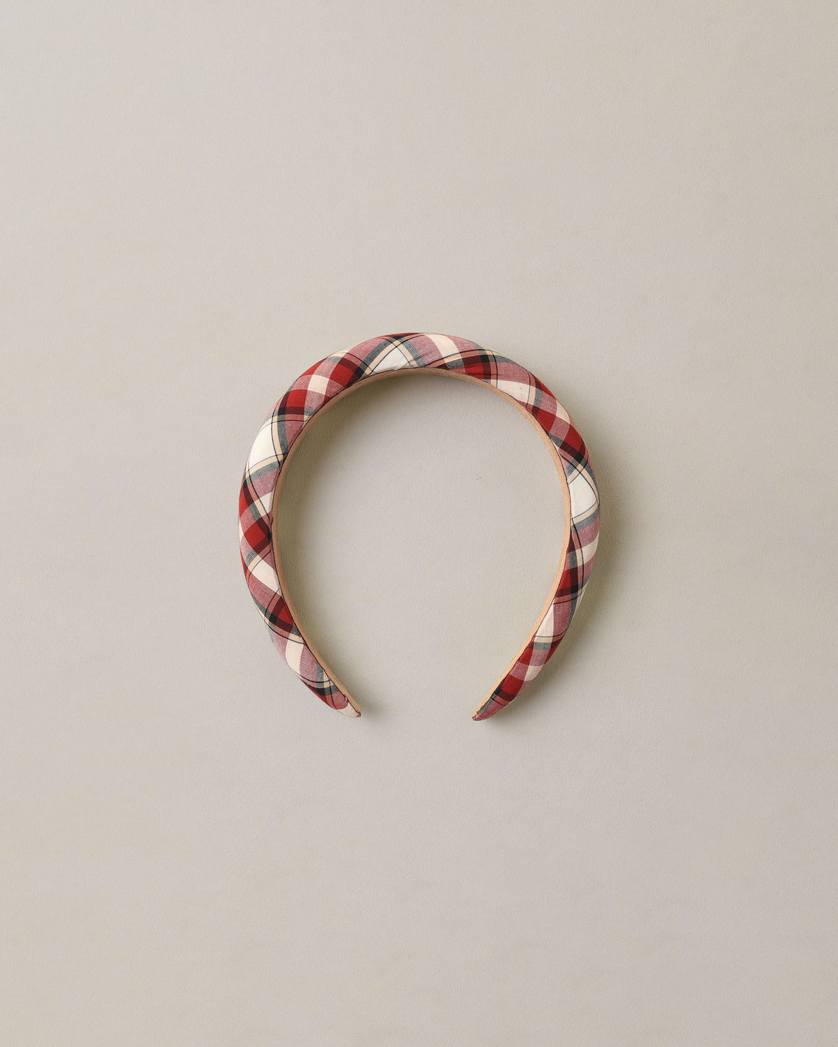 Noralee Padded Headband - Holiday Tartan