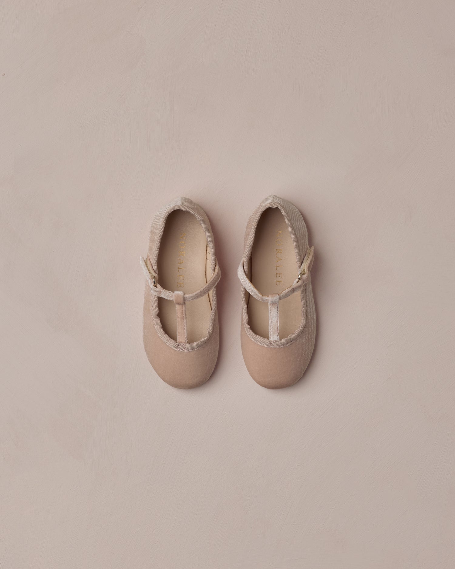Noralee T-Strap Ballet Flats - Rose