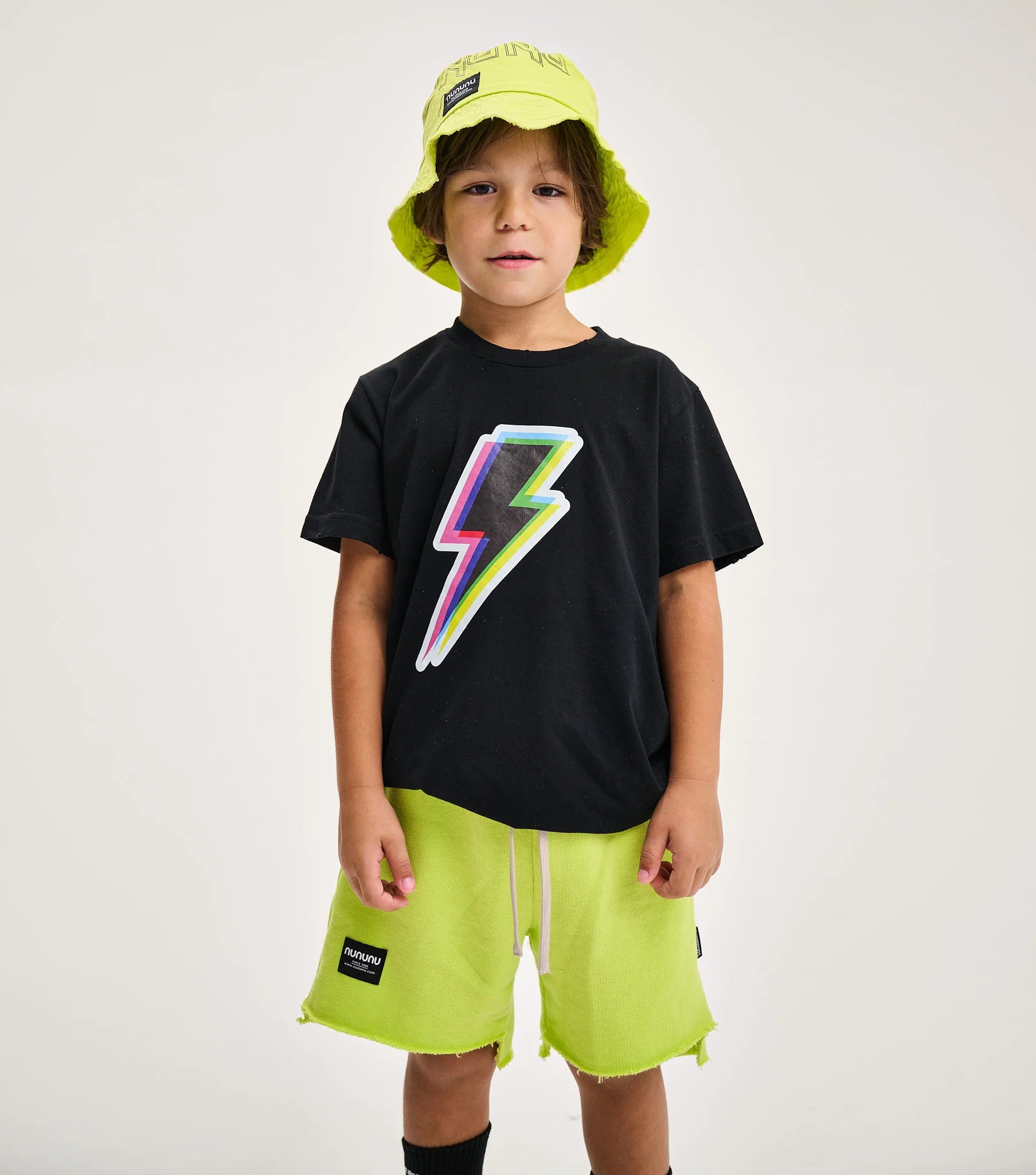 Nununu Dizzy Bolt T-Shirt - Black