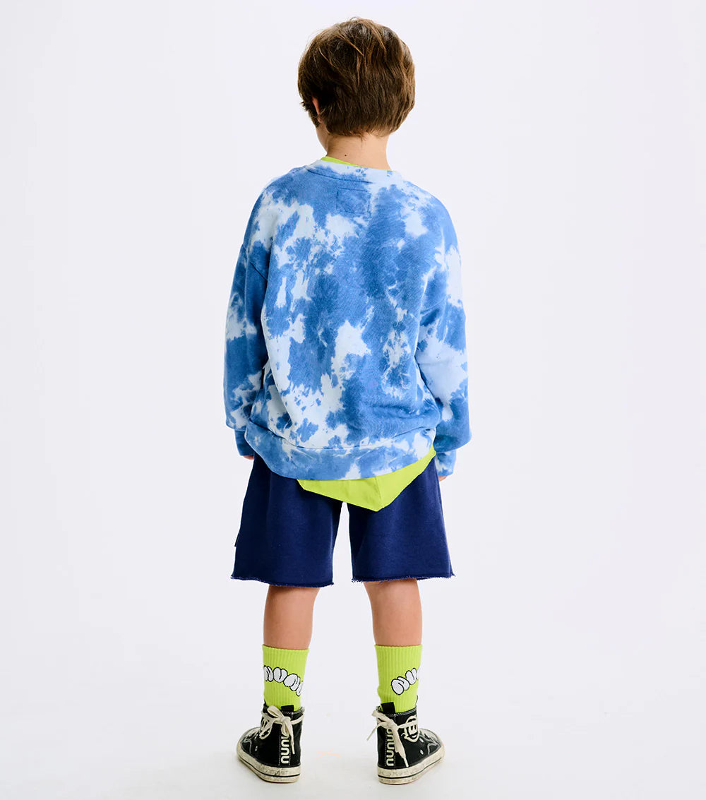 Nununu Mega Tie Dye Sweatshirt - Indigo