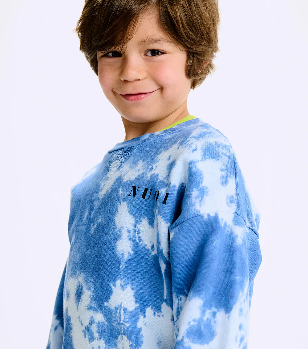 Nununu Mega Tie Dye Sweatshirt - Indigo