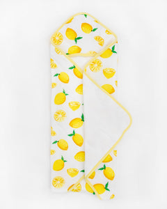 Little Unicorn Infant Hooded Towel - Lemon