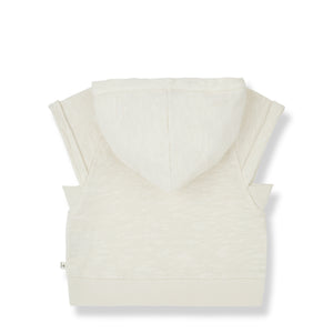 1+ in the Family Peppo Hood Top - Ivory