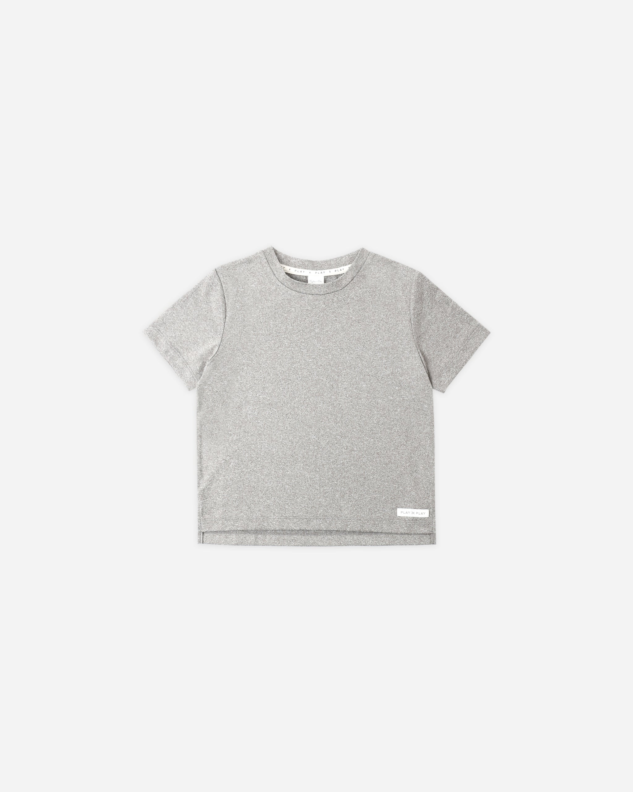 Rylee + Cru Play X Play Cove Essential Tee - Heathered Grey
