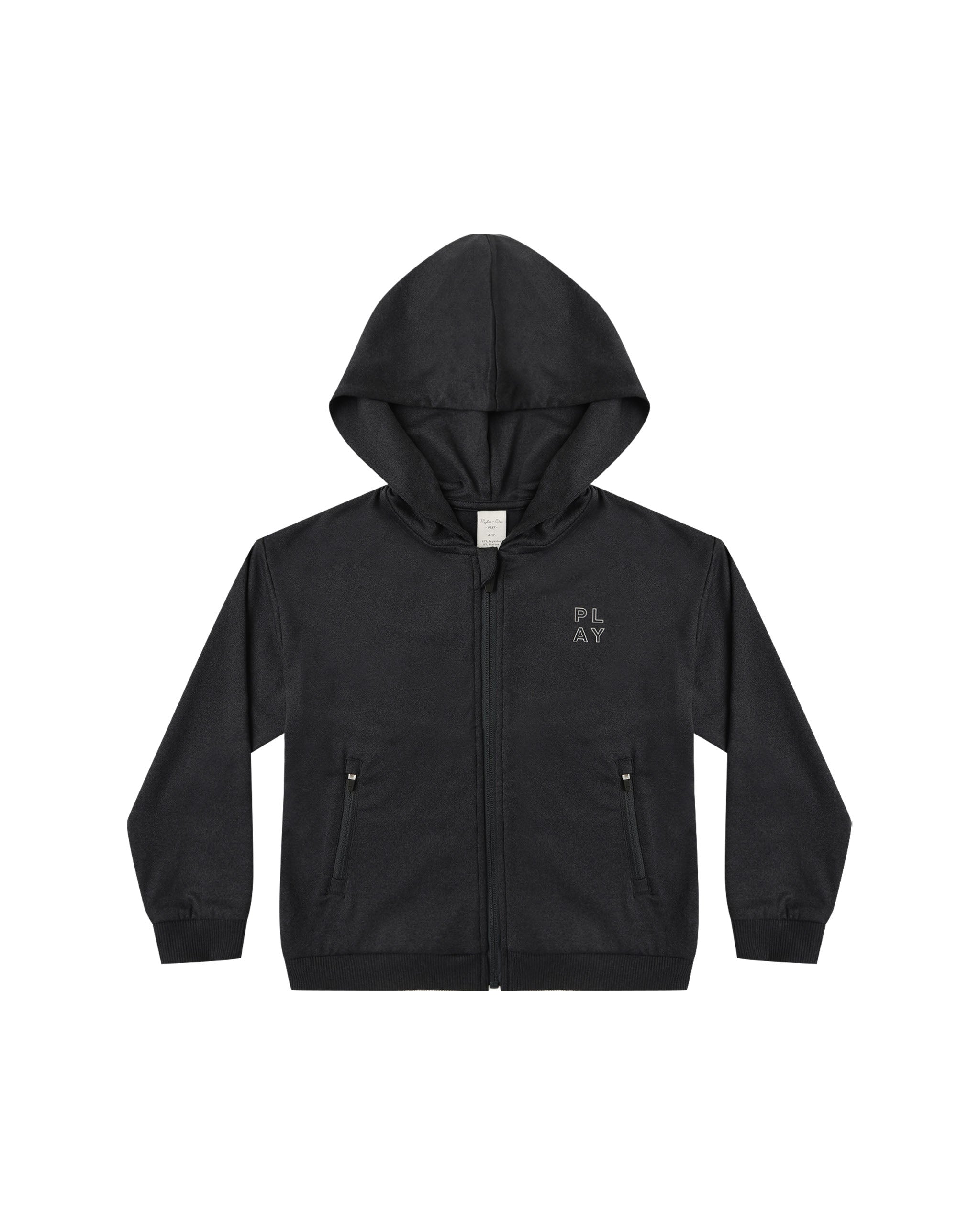 Rylee + Cru Play X Play Tech Hoodie - Heathered Black