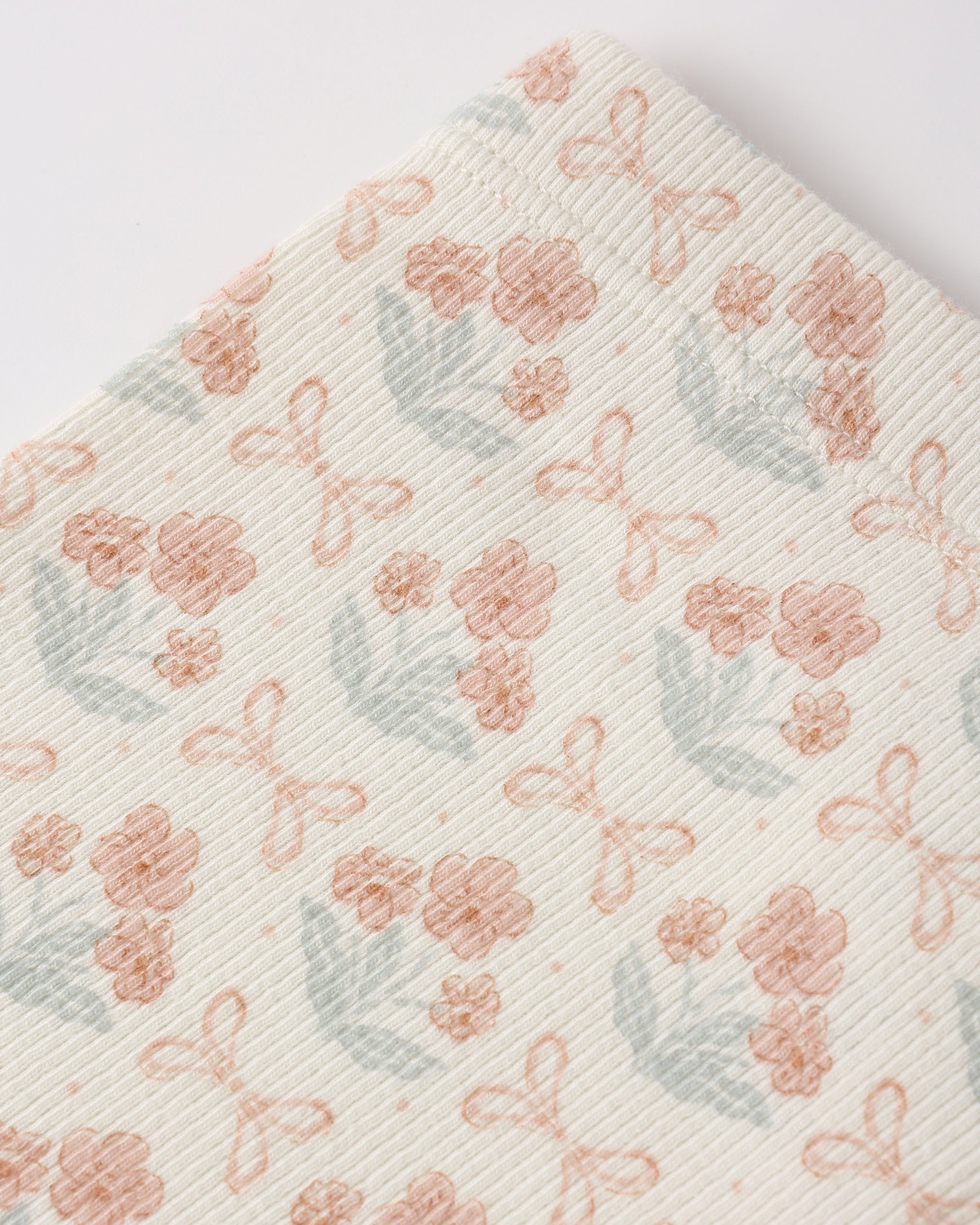 Rylee + Cru Play X Play Ribbed Legging Set - Blossom, Heathered Seafoam