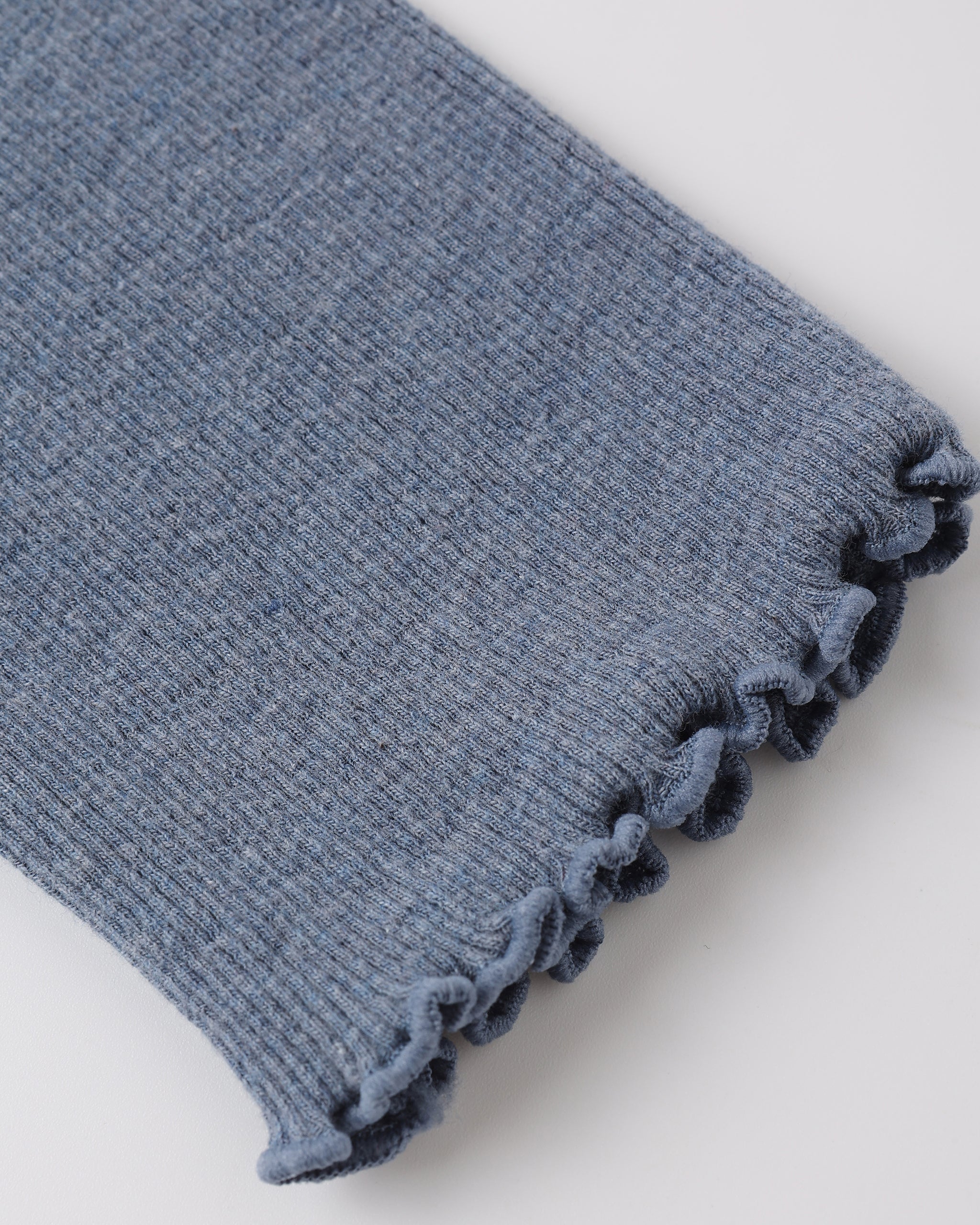 Rylee + Cru Play X Play Ribbed Legging Set - Natural Blue Ditsy, Heathered Marine