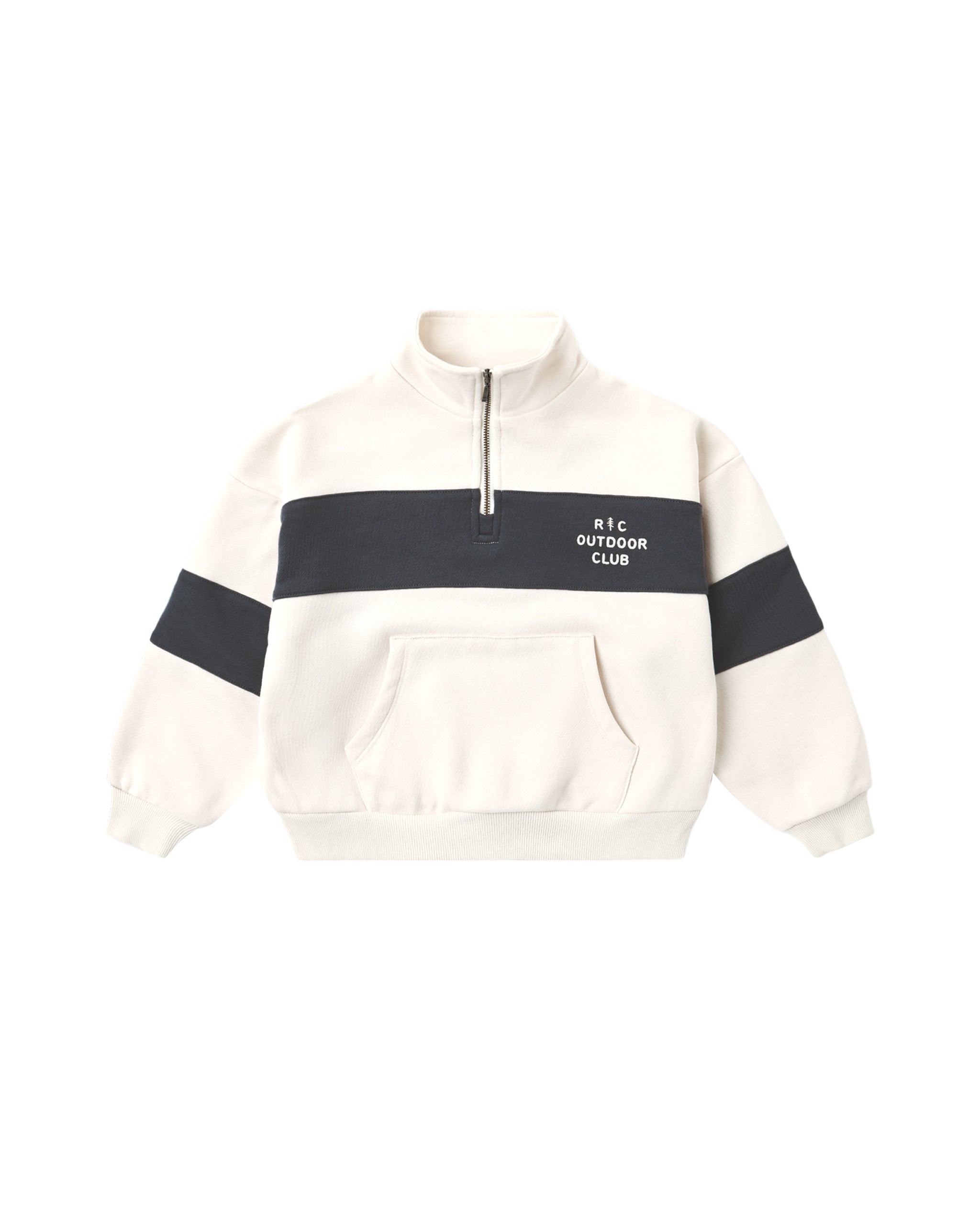 Rylee + Cru Play X Play Panel Stripe Half Zip - Outdoor Club