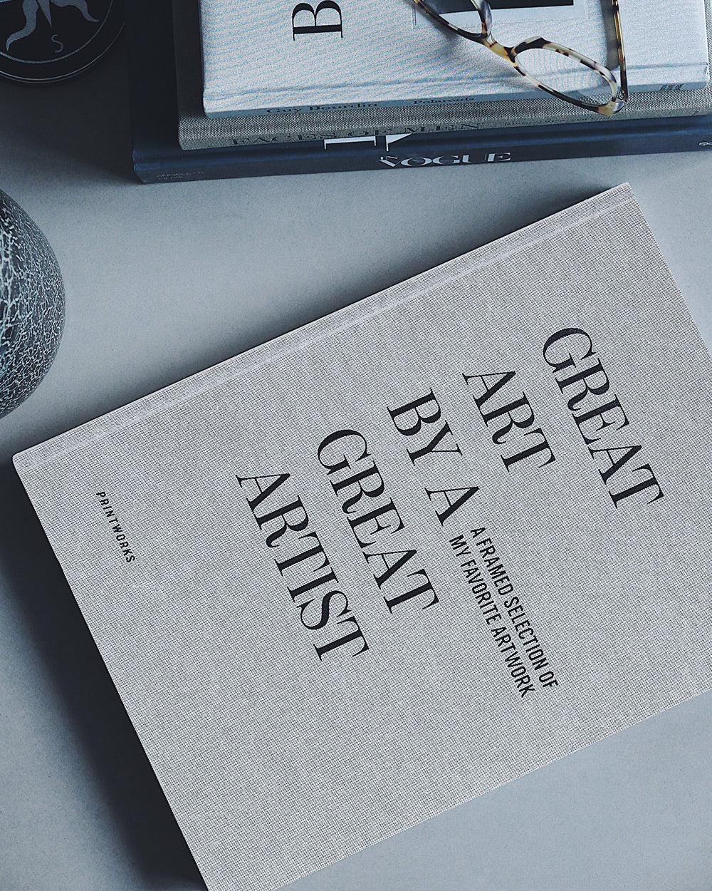 Printworks Frame Book Great Art - Grey
