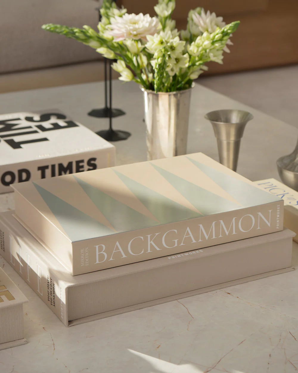 Printworks Classic Art Of Backgammon - Beige Clear