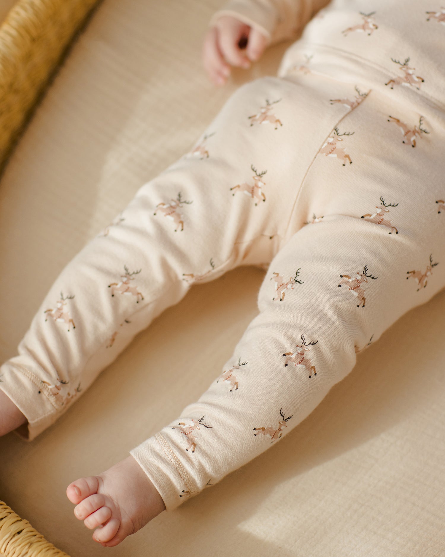 Quincy Mae Bamboo Pajama Set - Reindeer