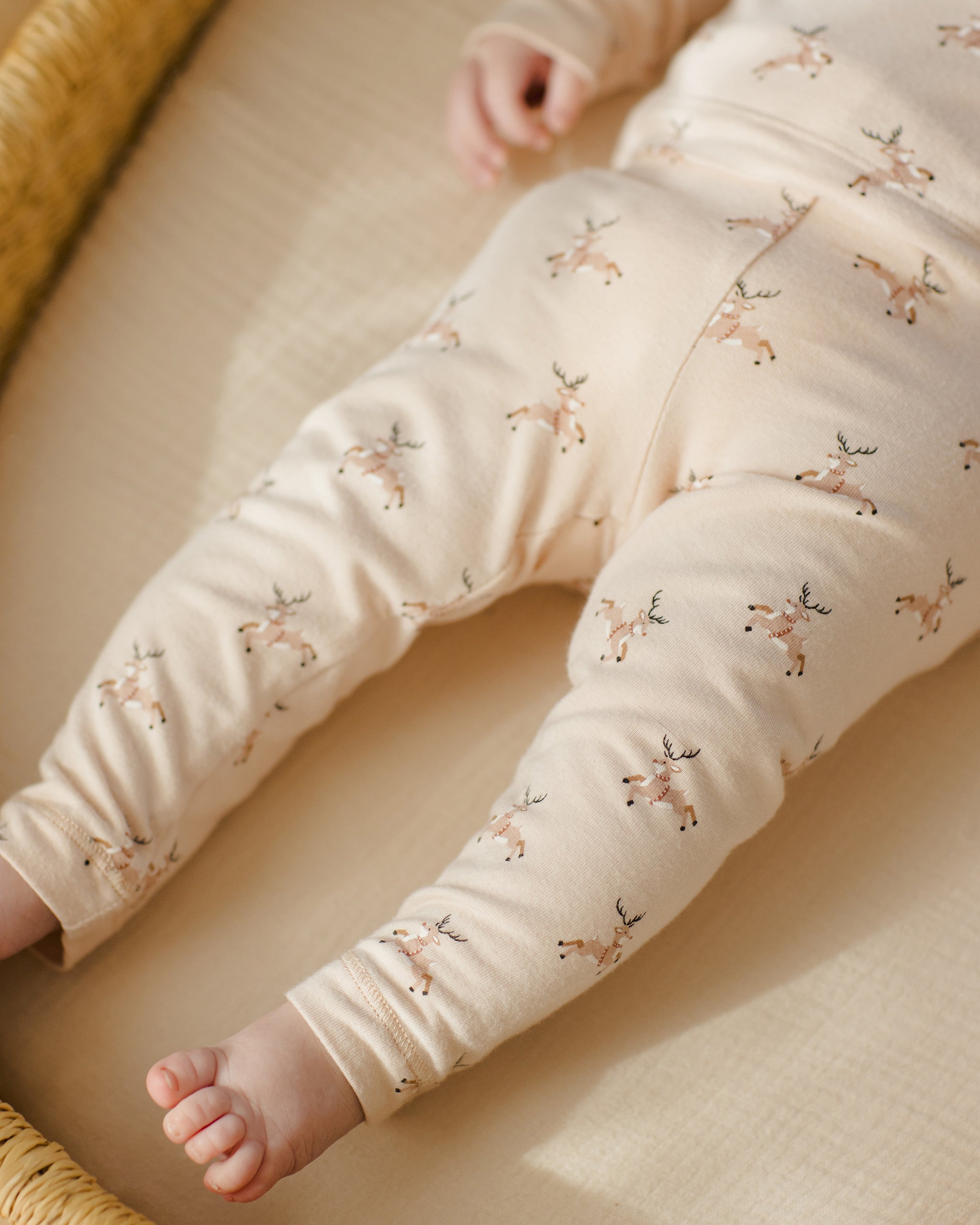 Quincy Mae Bamboo Pajama Set - Reindeer
