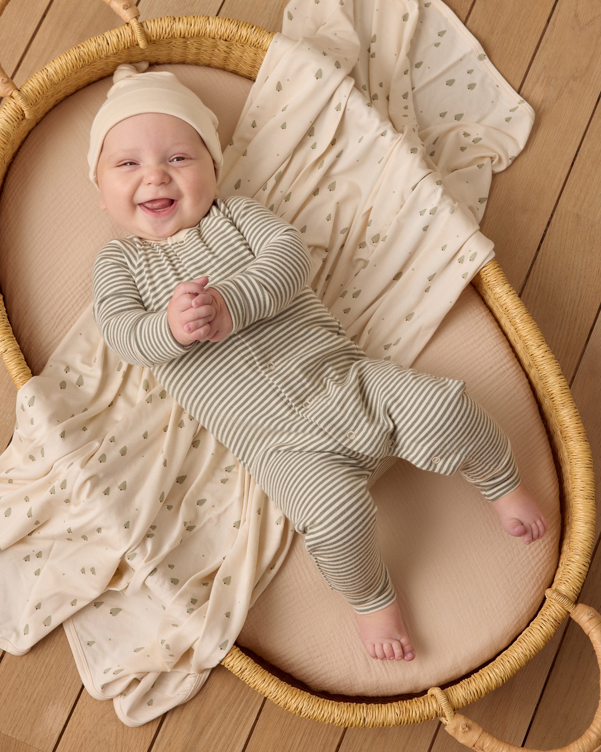 Quincy Mae Long John - Forest Stripe