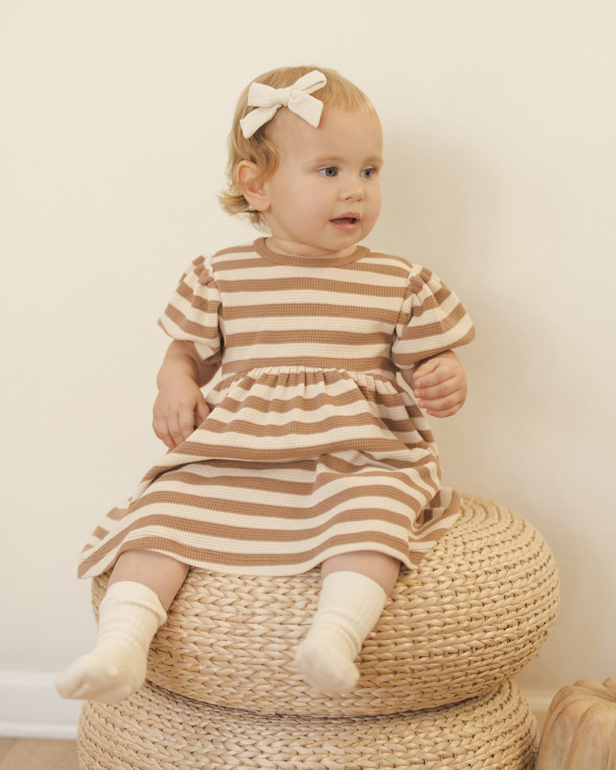 Quincy Mae Darla Dress - Harvest Stripe