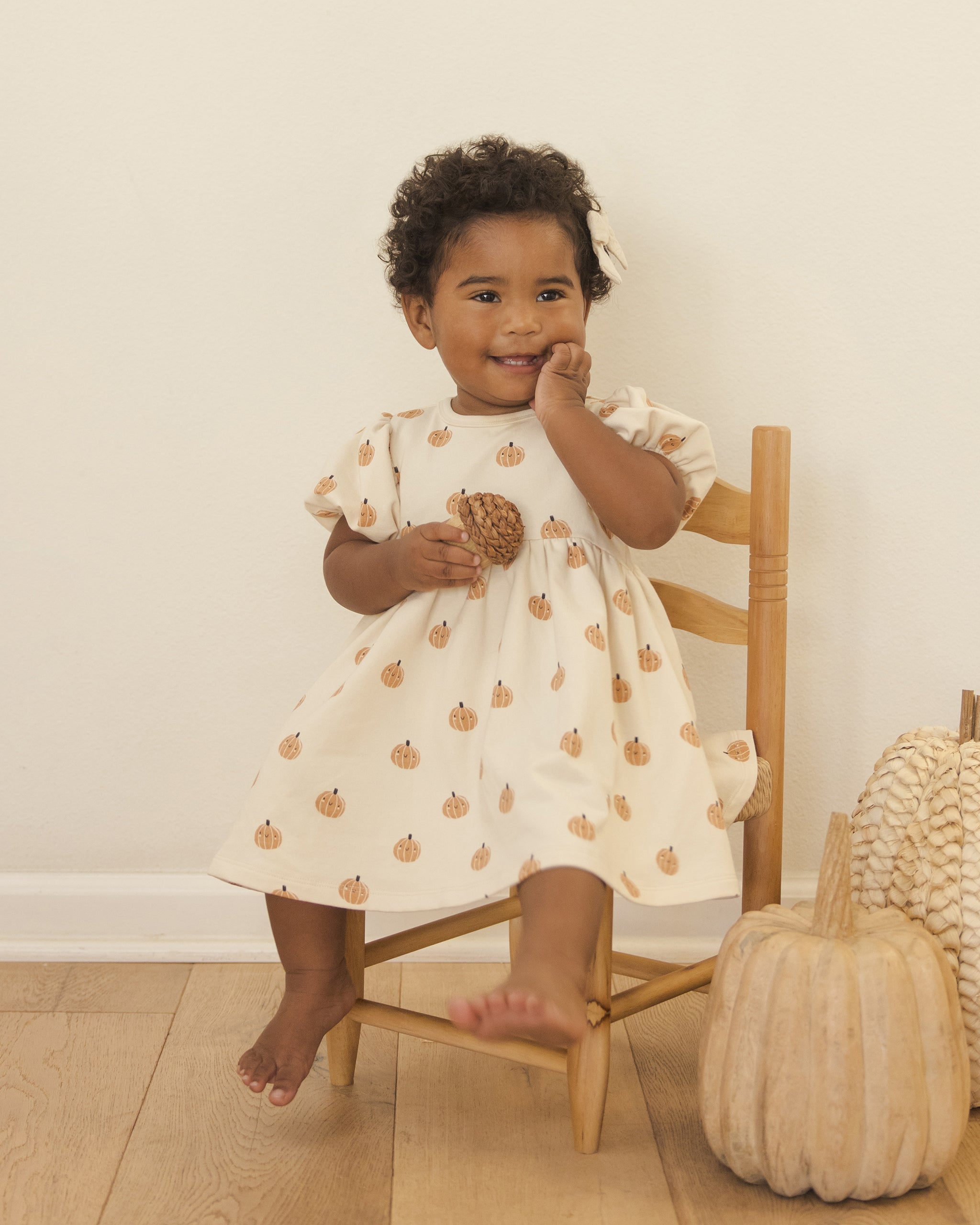Quincy Mae Darla Dress - Smiley Pumpkins
