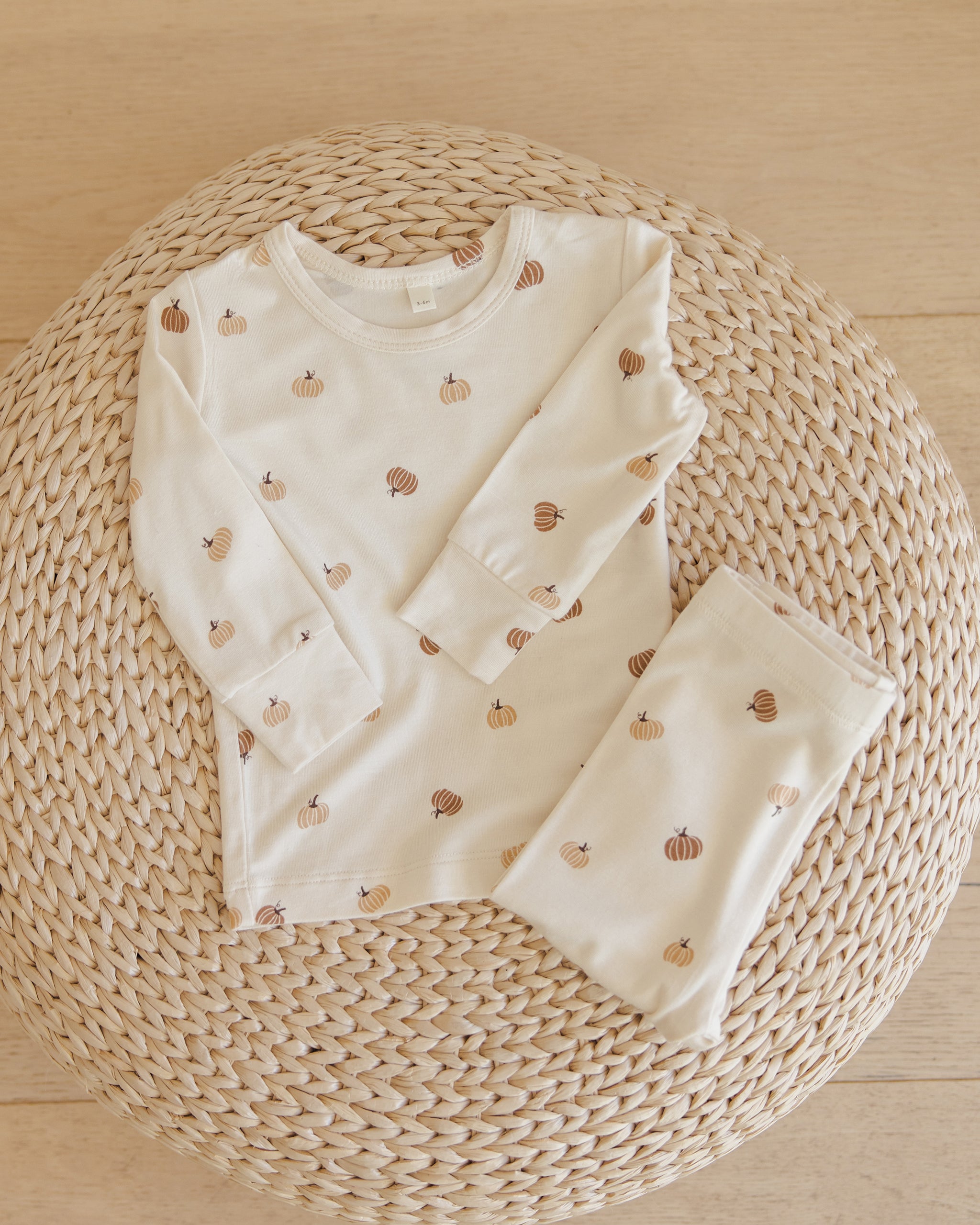 Quincy Mae Bamboo Pajama Set - Pumpkins