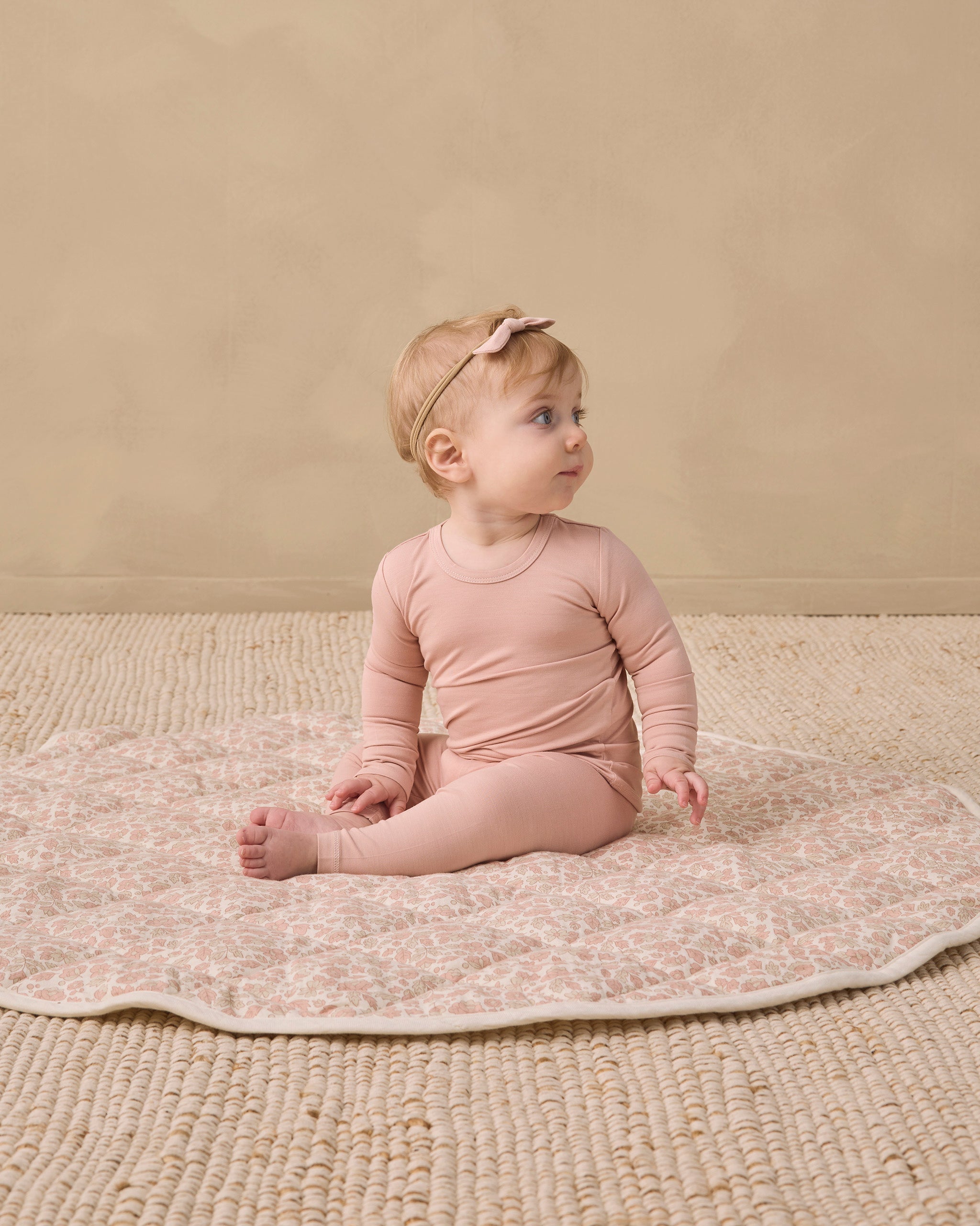Quincy Mae Baby Play Mat - Pink Blossom