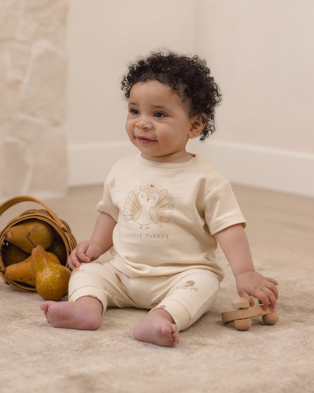 Quincy Mae Boxy Tee - Little Turkey