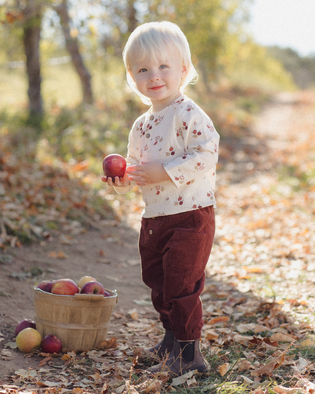 Quincy Mae Luca Pant - Black Cherry