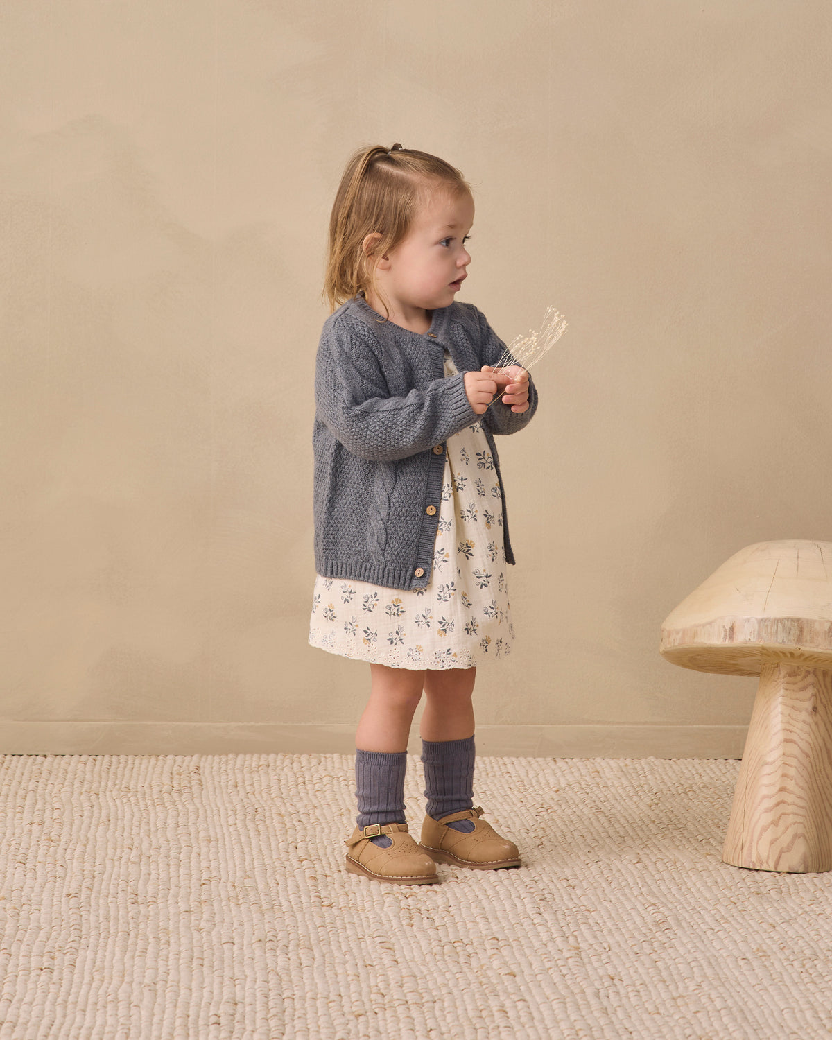 Quincy Mae Knit Cardigan - Midnight