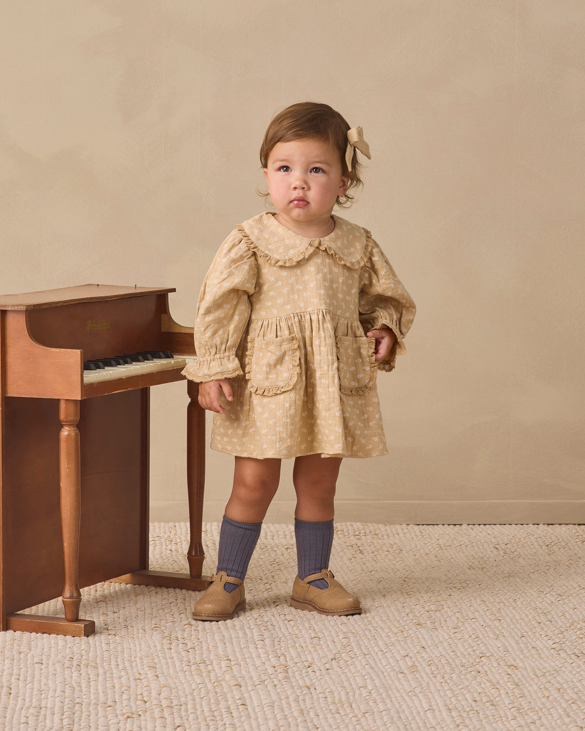 Quincy Mae Marisol Dress - Butterscotch Floral