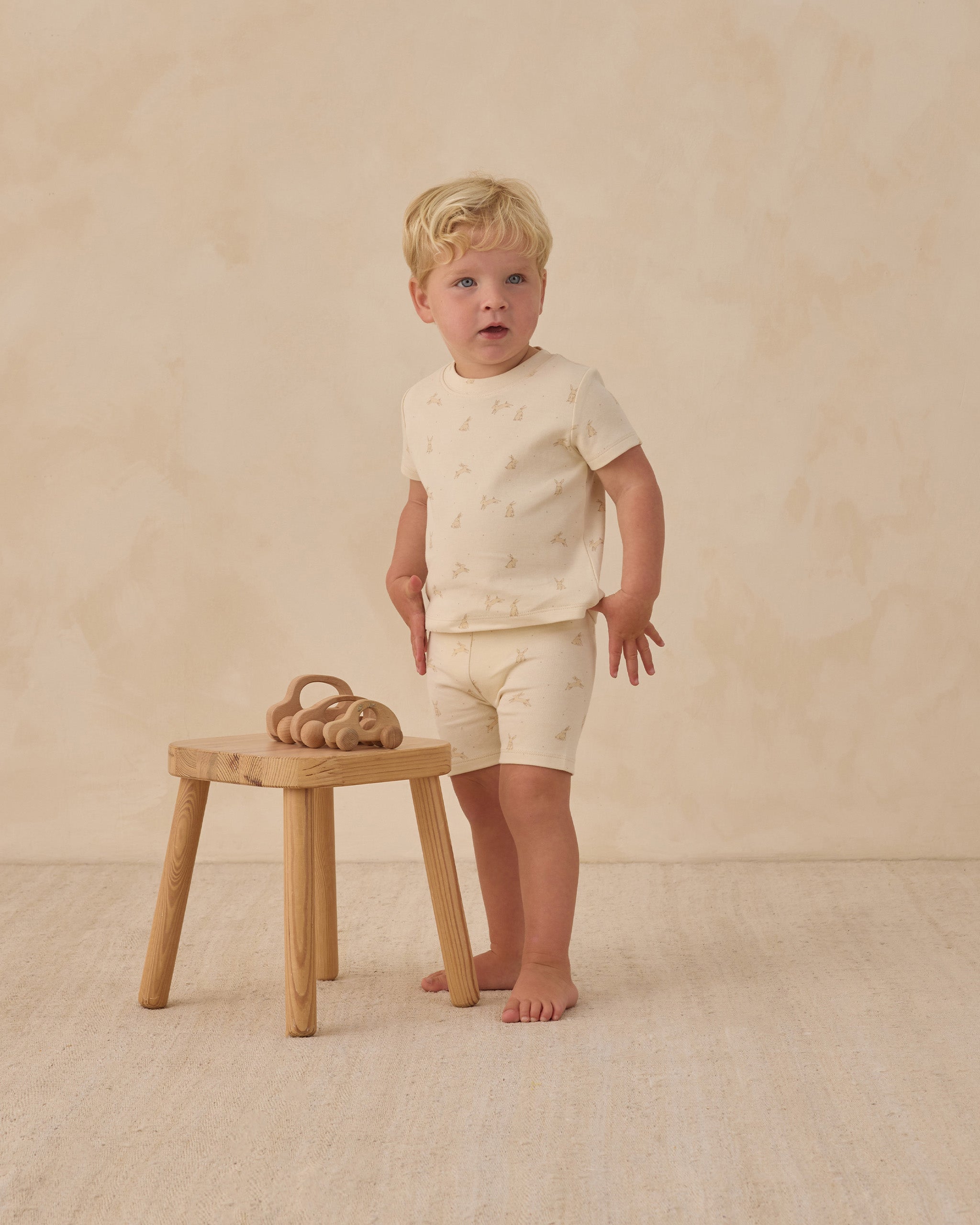 Quincy Mae Summer Pajama Set - Bunnies