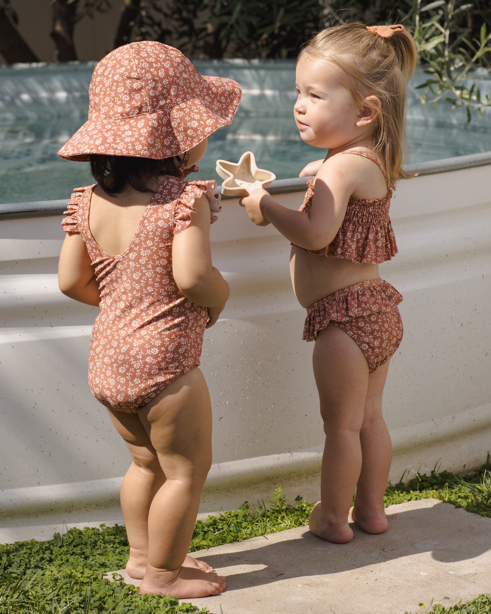 Quincy Mae Sun Hat - Poppy Floral