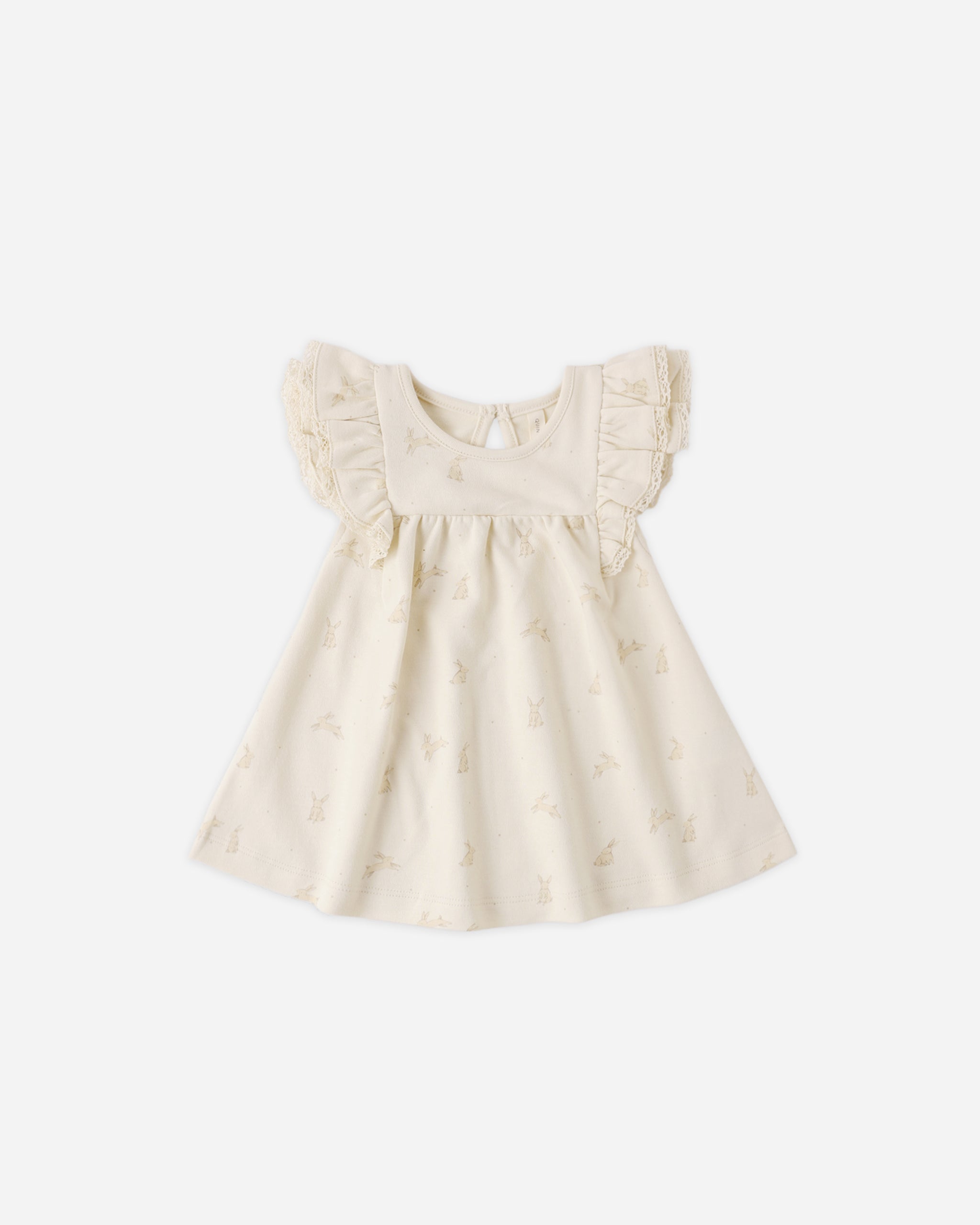 Quincy Mae Flutter Dress - Bunnies
