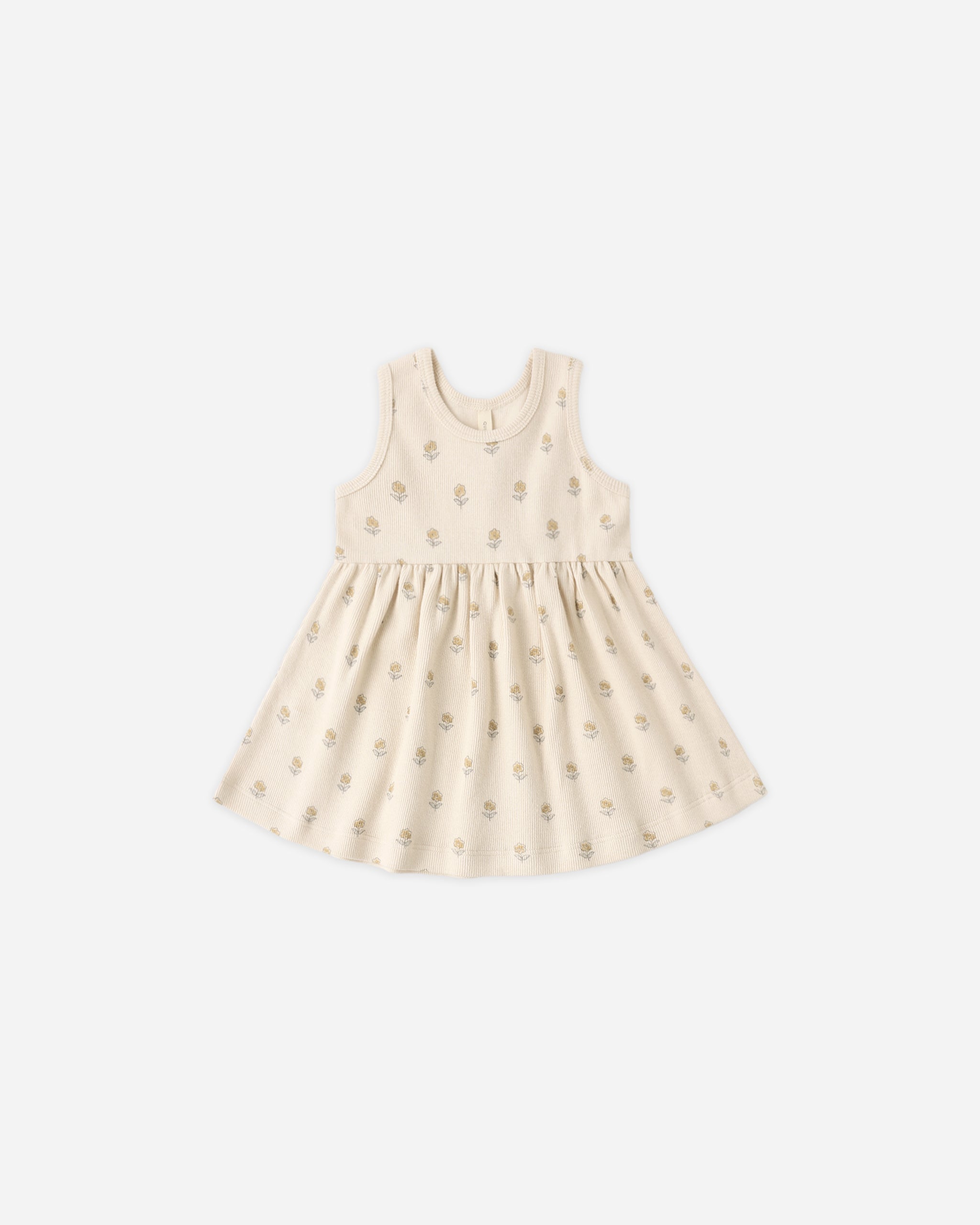 Quincy Mae Ribbed Tank Dress - Buttercup
