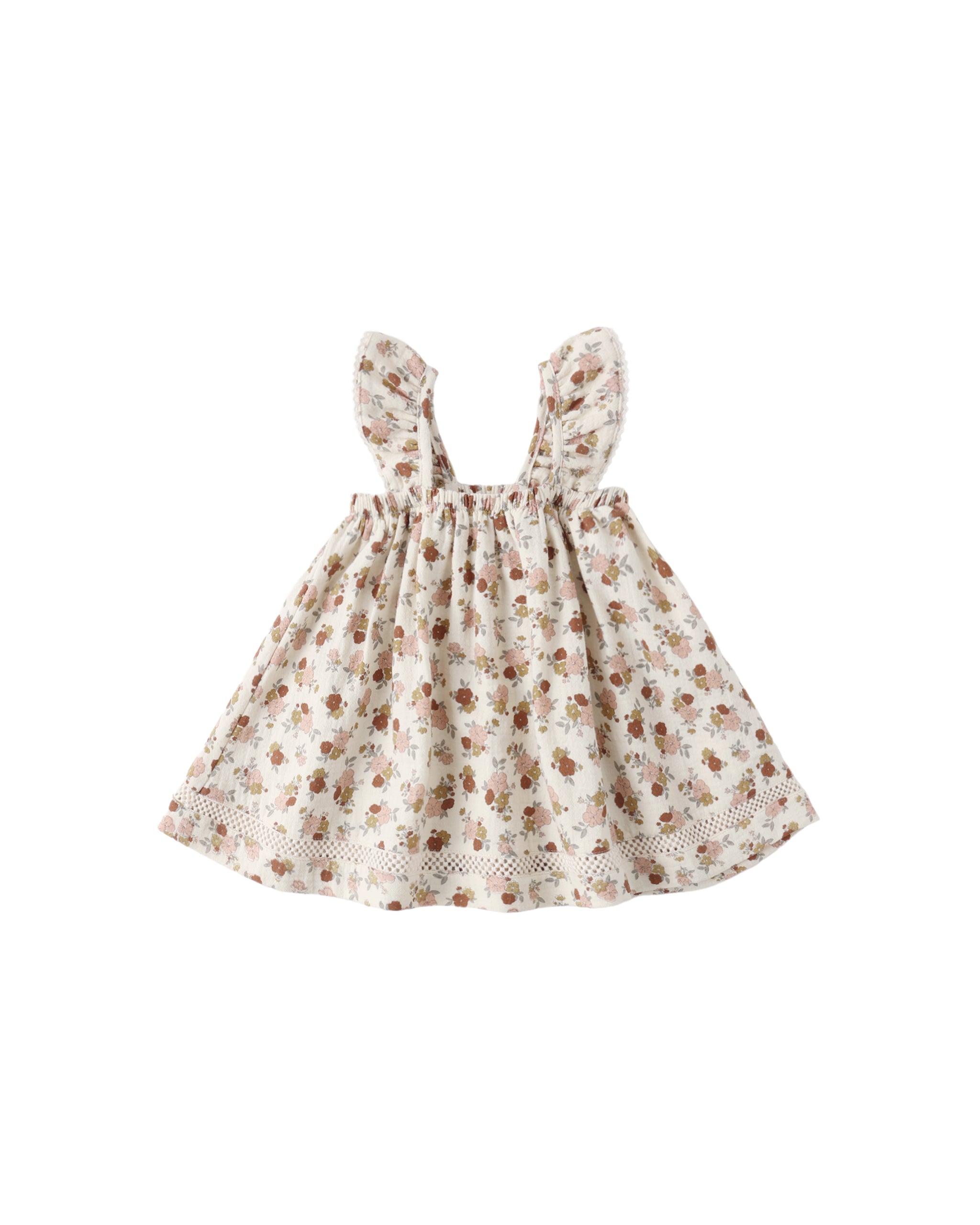 Quincy Mae Ruffle Tank Dress - Bloom