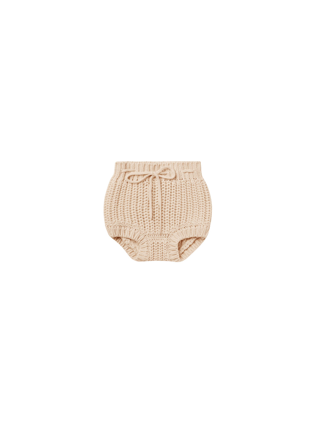 Quincy Mae Knit Tie Bloomer - Shell
