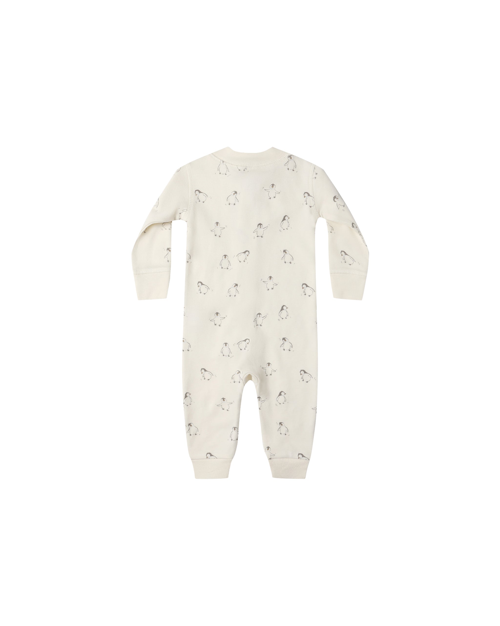 Quincy Mae Zip Long Sleeve Sleeper - Penguins