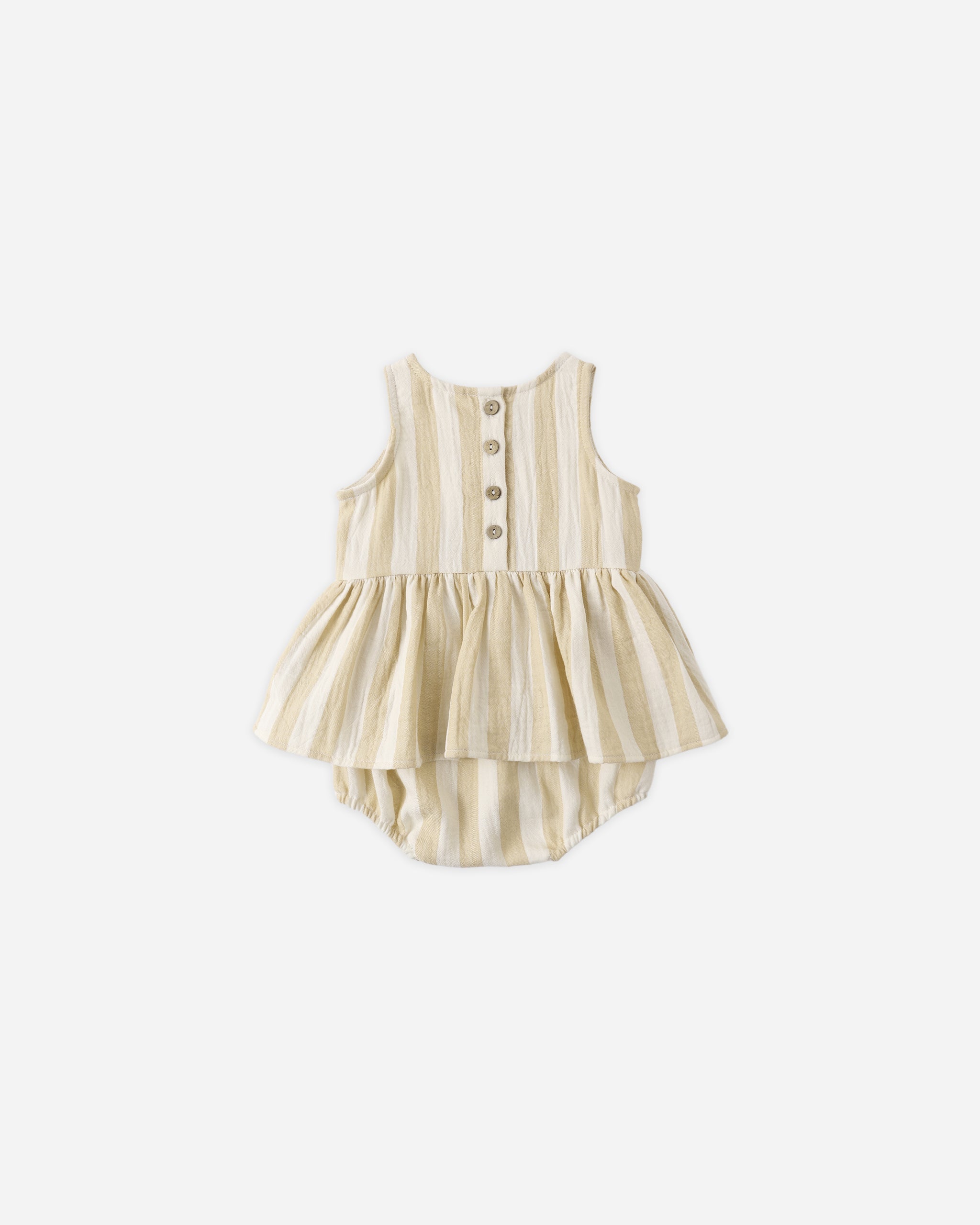 Quincy Mae Skirted Tank Romper - Summer Stripe