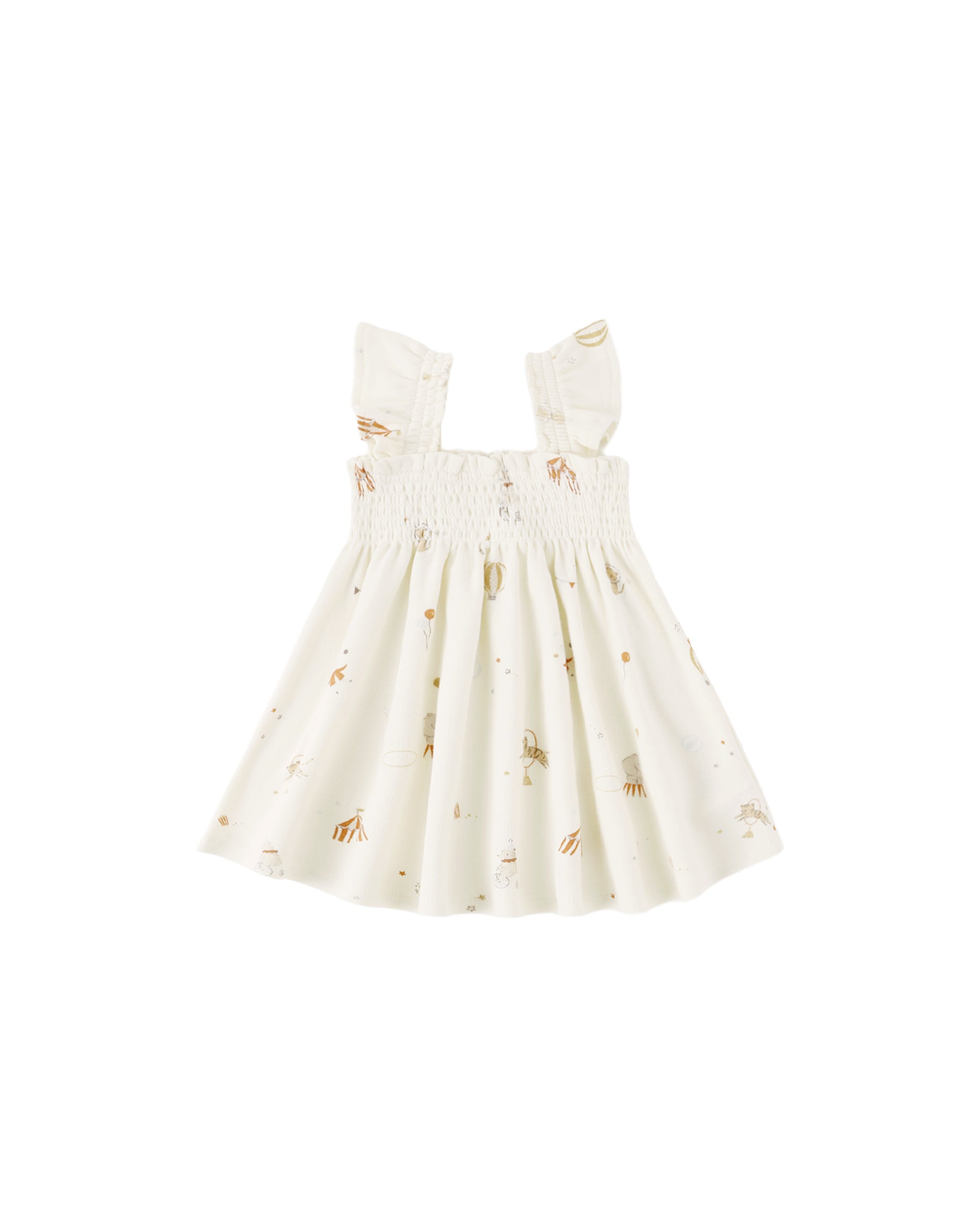 Quincy Mae Smocked Jersey Dress - Carnival