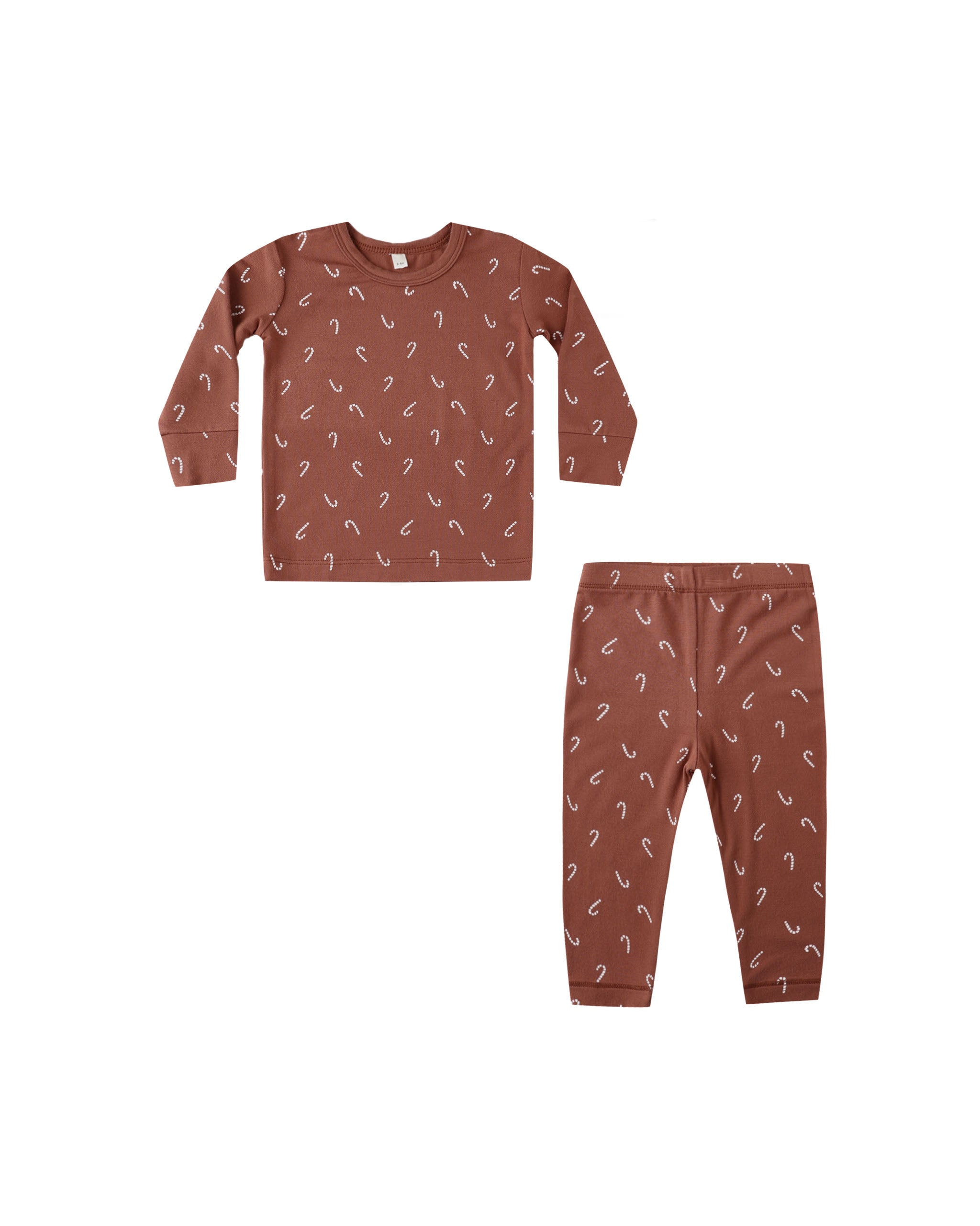 Quincy Mae Bamboo Pajama Set - Candy Canes